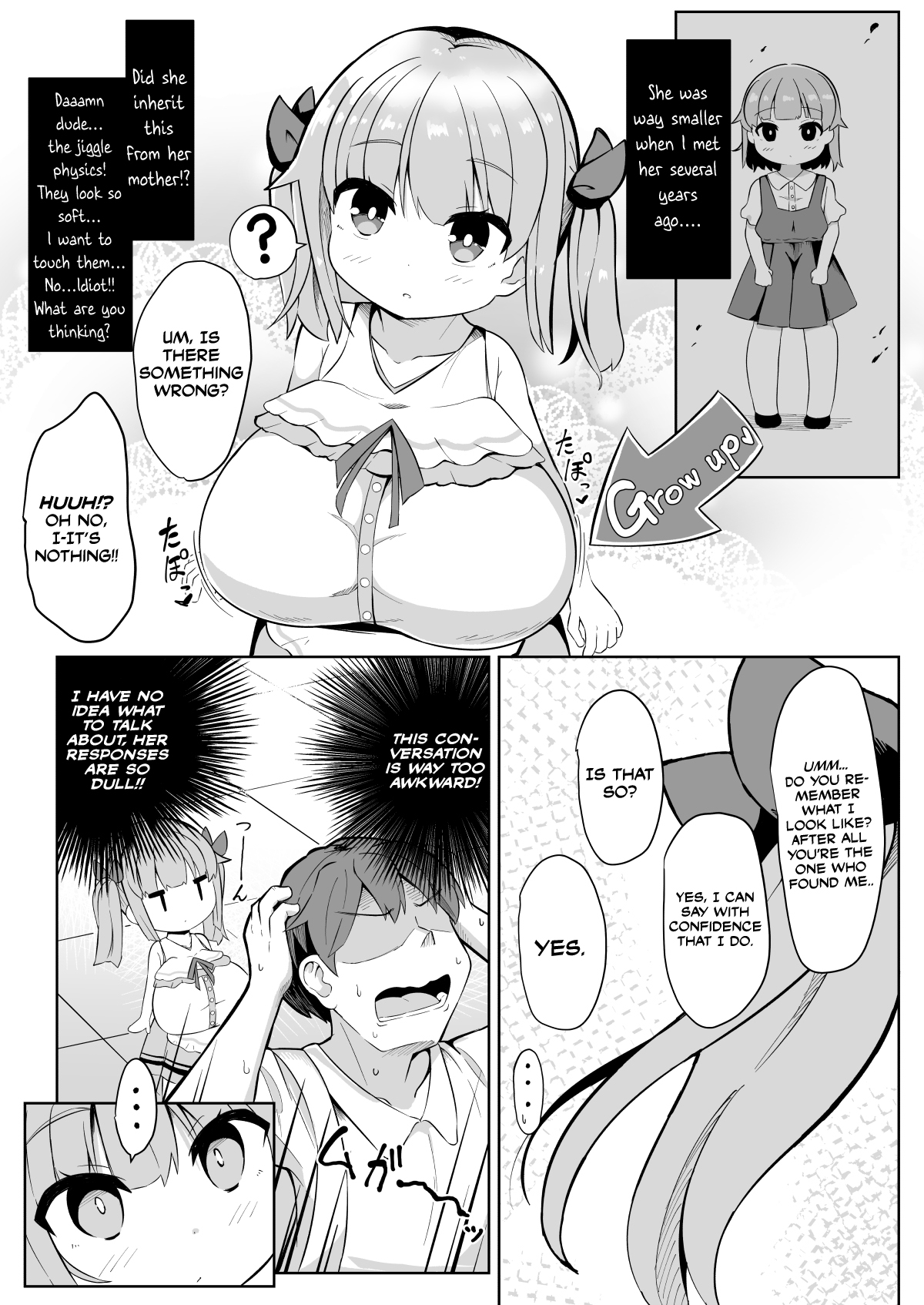 Hisashiburi ni Atta Imouto no Musume ga Kyonyuu de Osumashiya-san ni Nattemashita. page 4 full