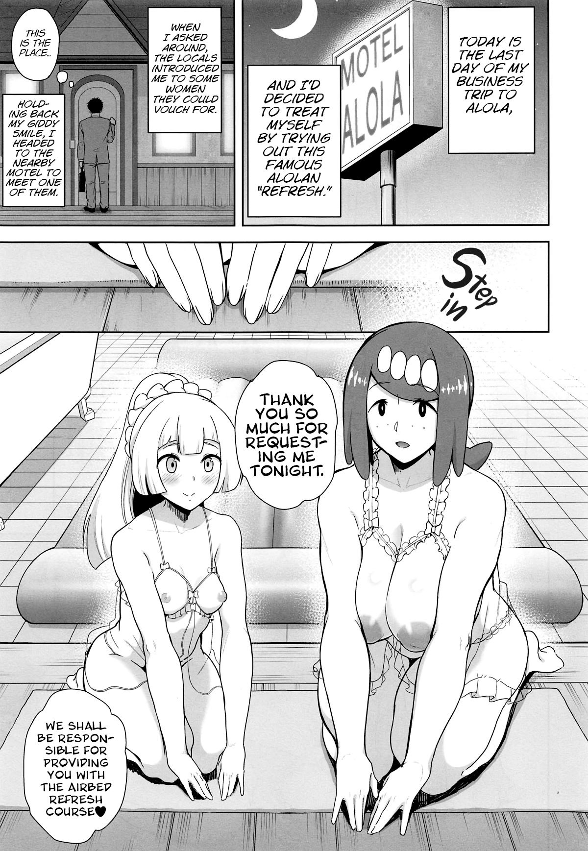 Alola no Yoru no Sugata 4 | Alolan Form: After Dark 4 page 2 full