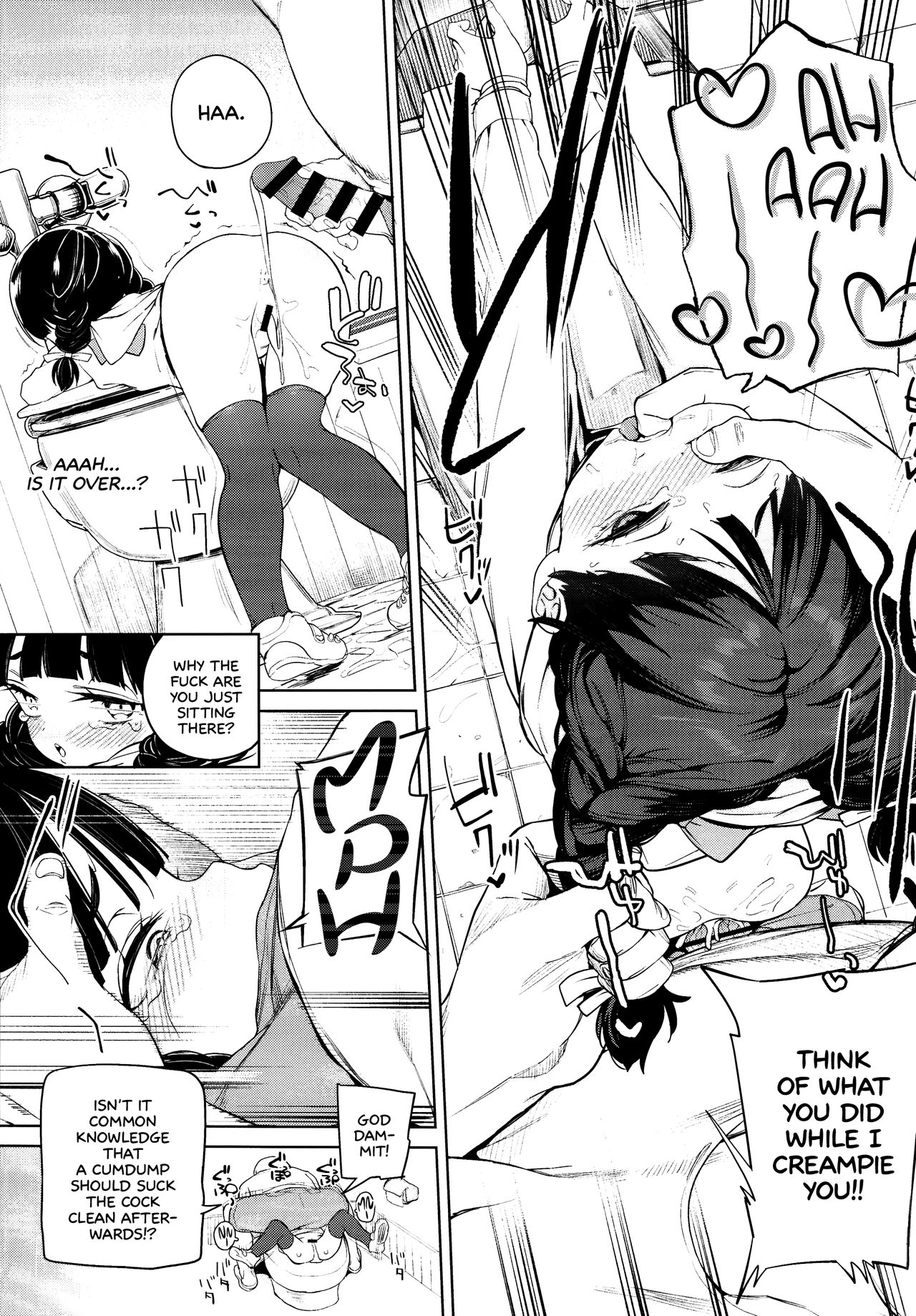 Teliot Jogakuen Benjo Onaho-bu Mesugaki Hen | Teliot Women's Academy Cumdump Club - Mini-Slut Chapter page 10 full