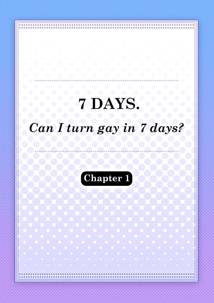 7-kakan. ~ Nonke wa Gay ni Mezameru ka? 1 | 7 DAYS. ~ Can I Turn Gay in Seven Days? 1 page 2 full