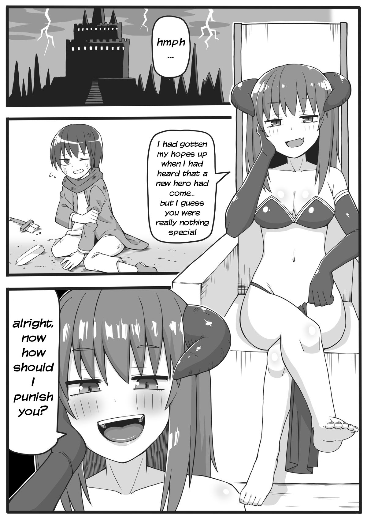 Yuusha ga Chiisaku sarete Ecchi na Koto o Sarete shimau Manga page 2 full