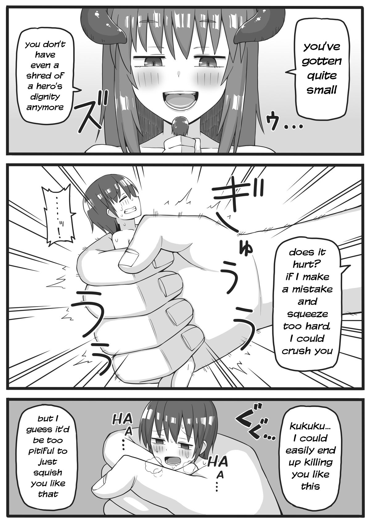 Yuusha ga Chiisaku sarete Ecchi na Koto o Sarete shimau Manga page 4 full
