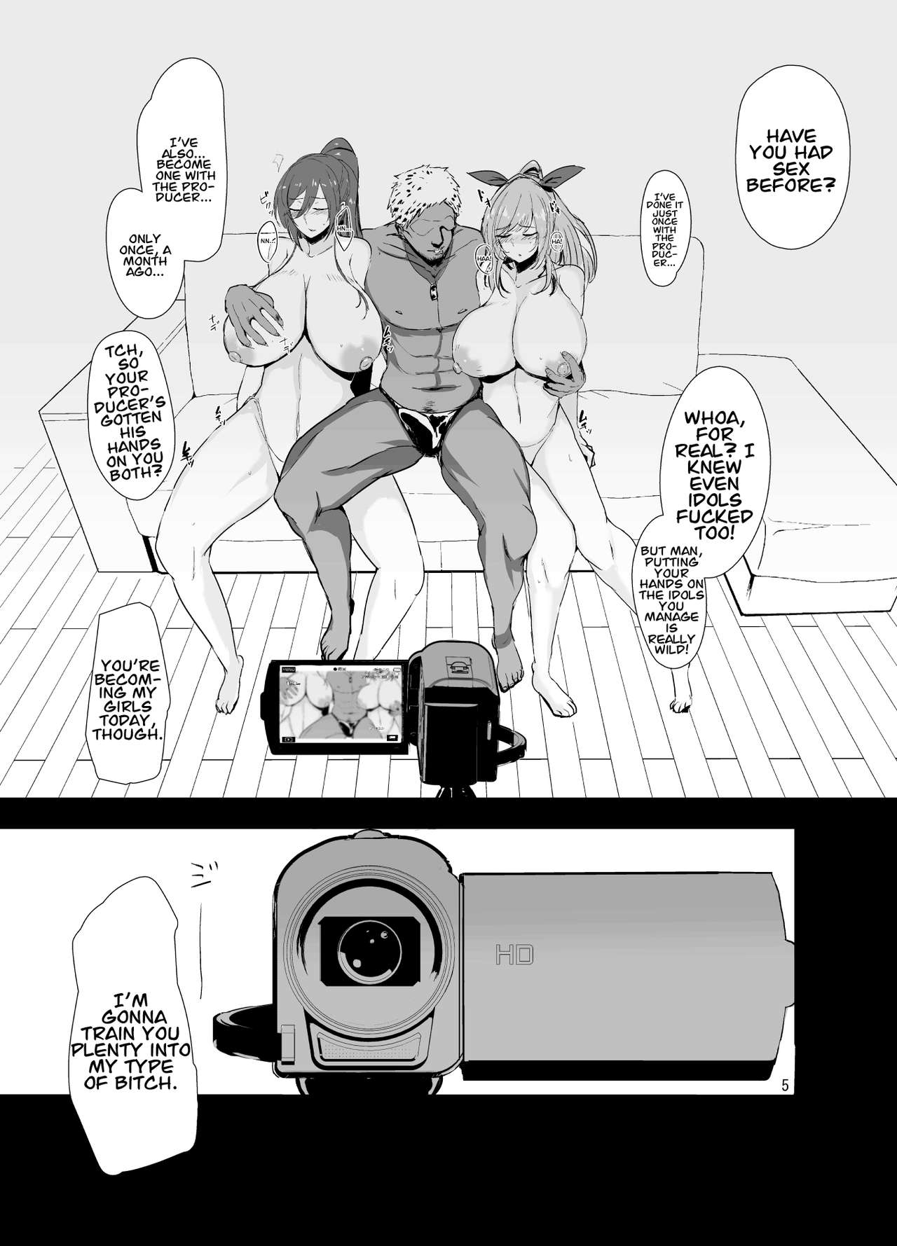 Sakuya to Kogane ga Saimin de AV Debut Suru Hon   =White Symphony= page 5 full