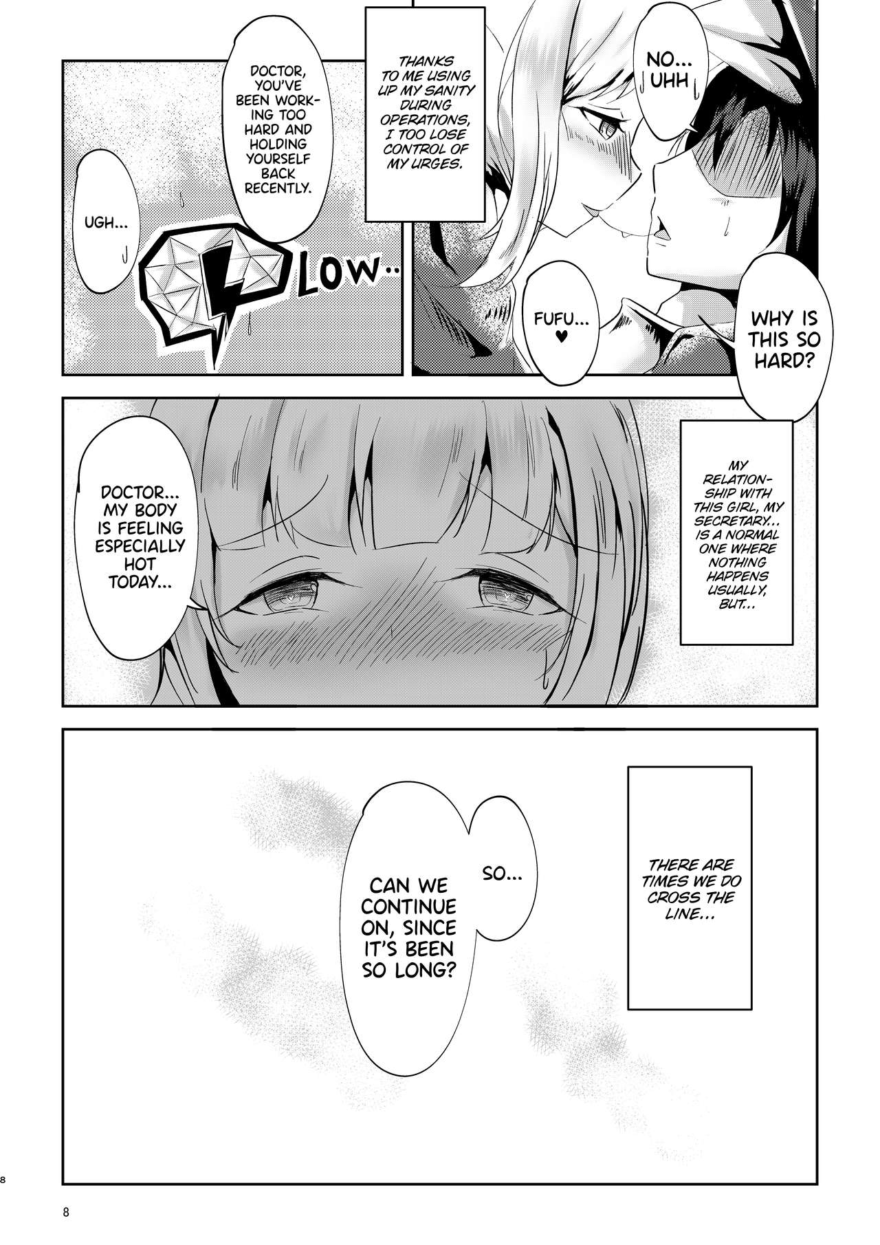 Majime  na Kanojo no Souai Bolt | The Blue Love Bolt of a Serious  Girl page 8 full