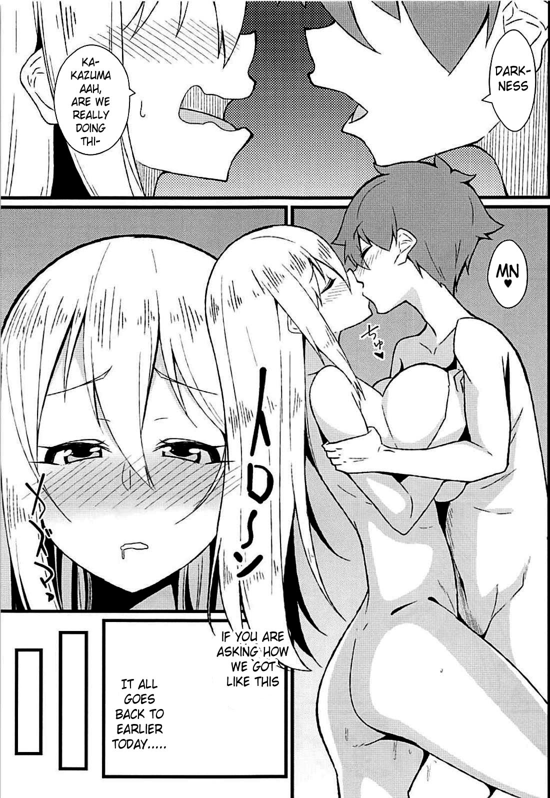 | With Darkness in this Wonderful Trap | Kono Subarashii Wana de Darkness to! page 2 full