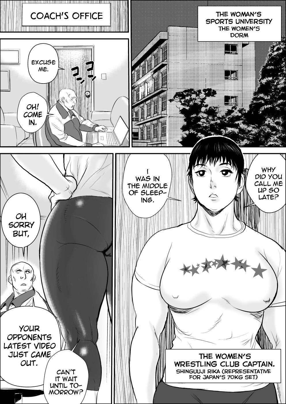 Joshi Athlete Saiminkan Joshi Wrestling Hen | Female Athlete Hypnotic Rape - Women's Wrestling Volume page 4 full