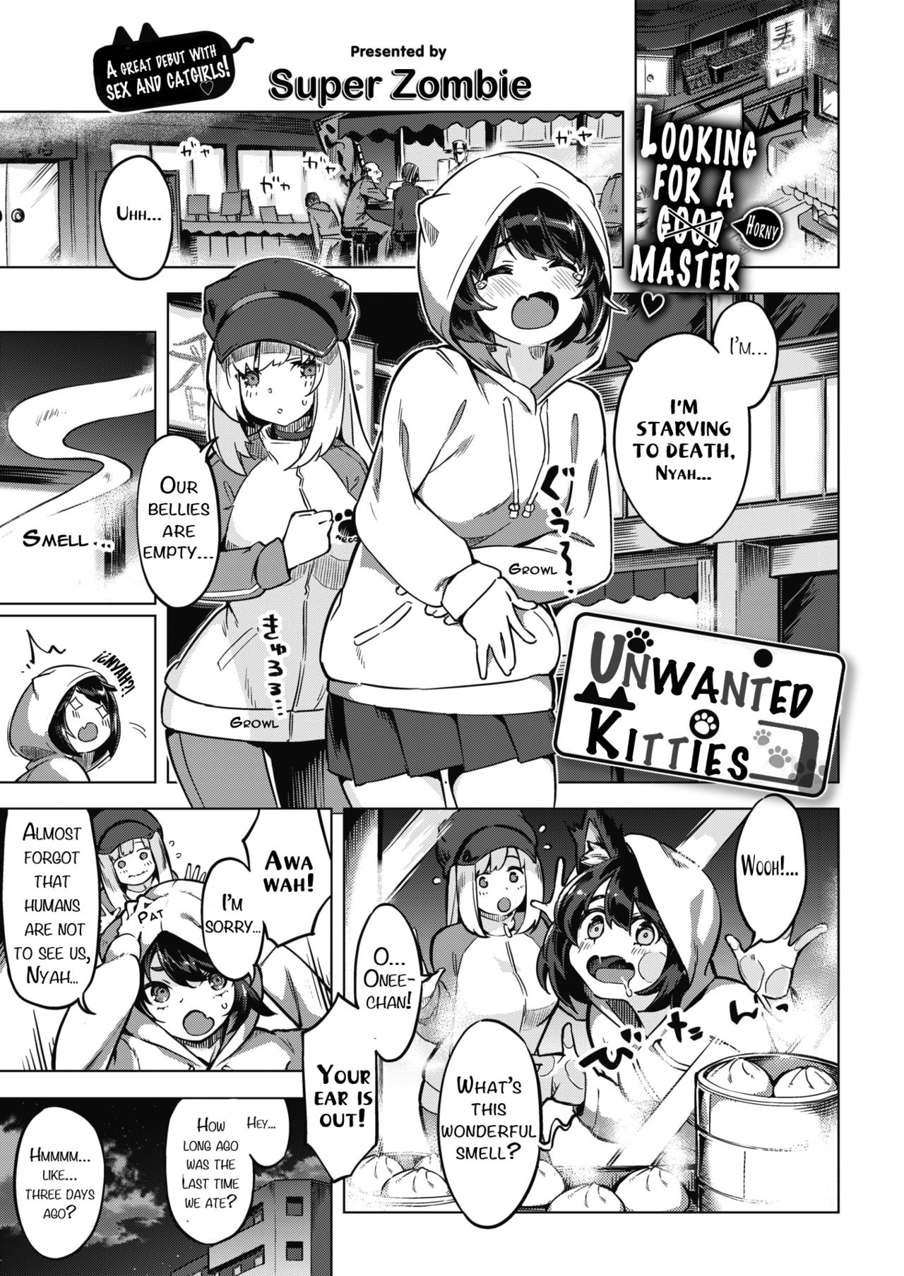 Oshikake Nyanko | Unwanted Kitties page 1 full