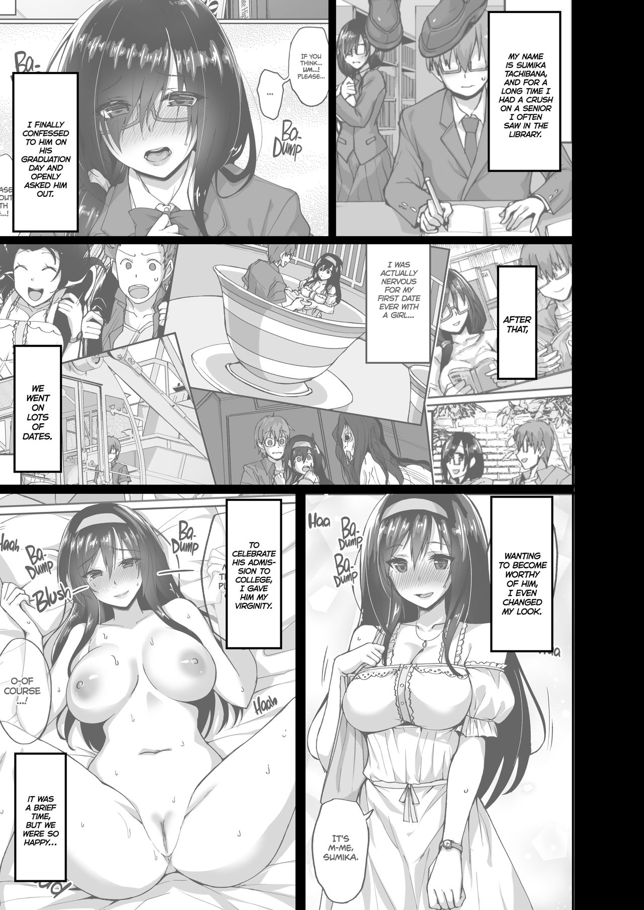 Netorare Kouhai Kanojo 2 ~Kairaku ni Mi o Yudane Hoteru Shitai~ | Netorare Junior Girlfriend 2 ~A Body in Heat, Abandoned to Pleasure~ page 2 full