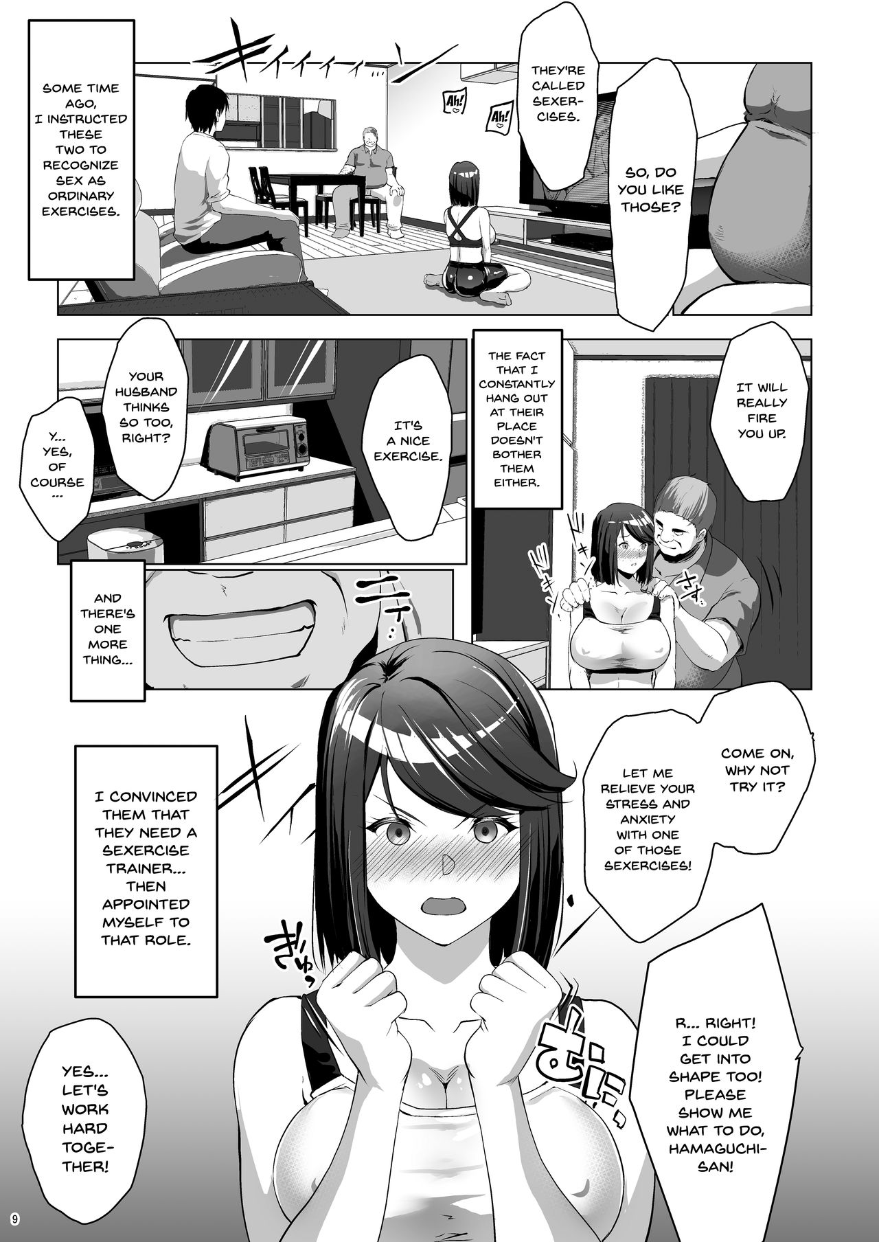 Kuchou ni Saimin Kakerarete Ninshin shichaimashita | I Hypnotized A Housewife And Got Her Pregnant page 8 full