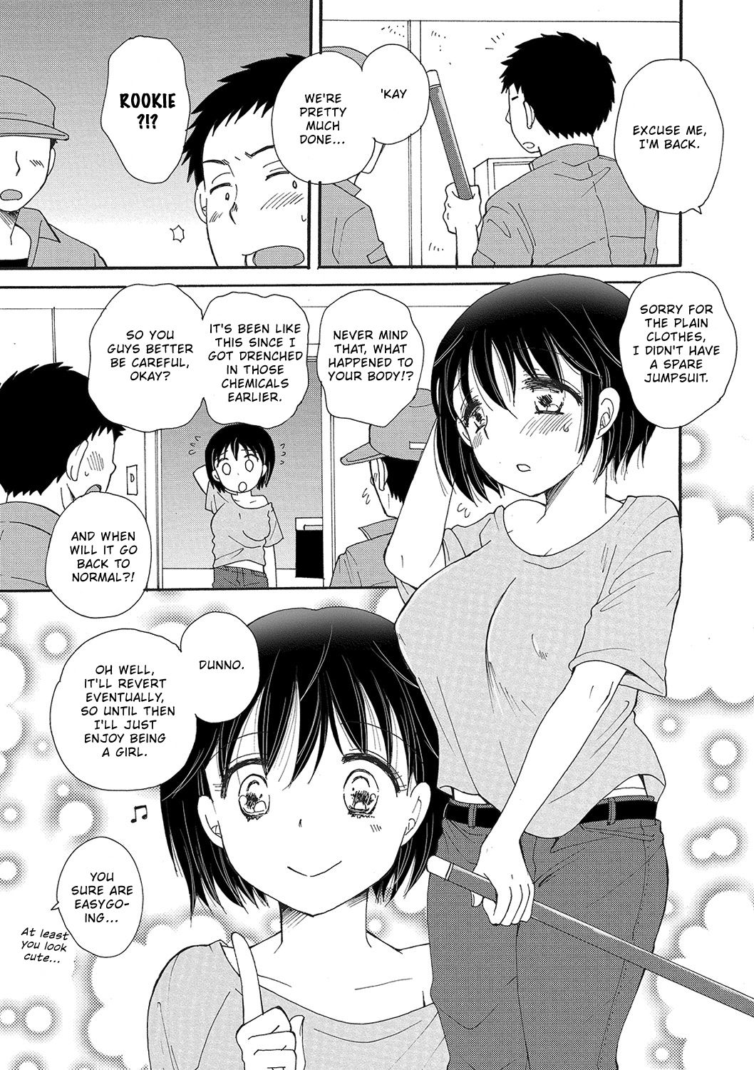 Nyotaika Cleaning! | Genderswap Cleaning! page 3 full