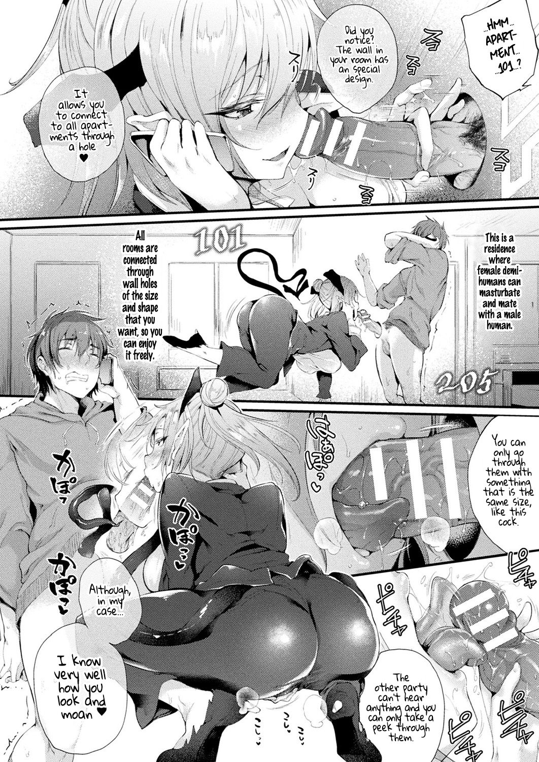 Kabeanatsuki Juukyo e Youkoso | Welcome to the Residence with Glory Holes page 6 full