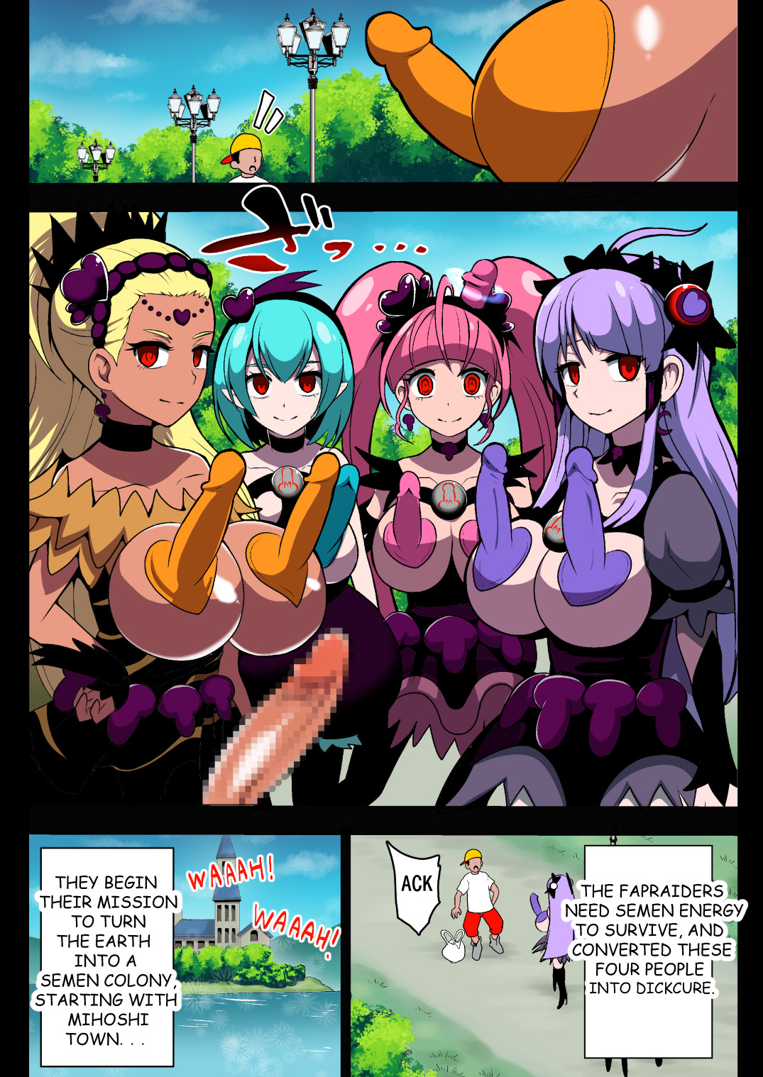 Space Invaders DickCure full color page 6 full