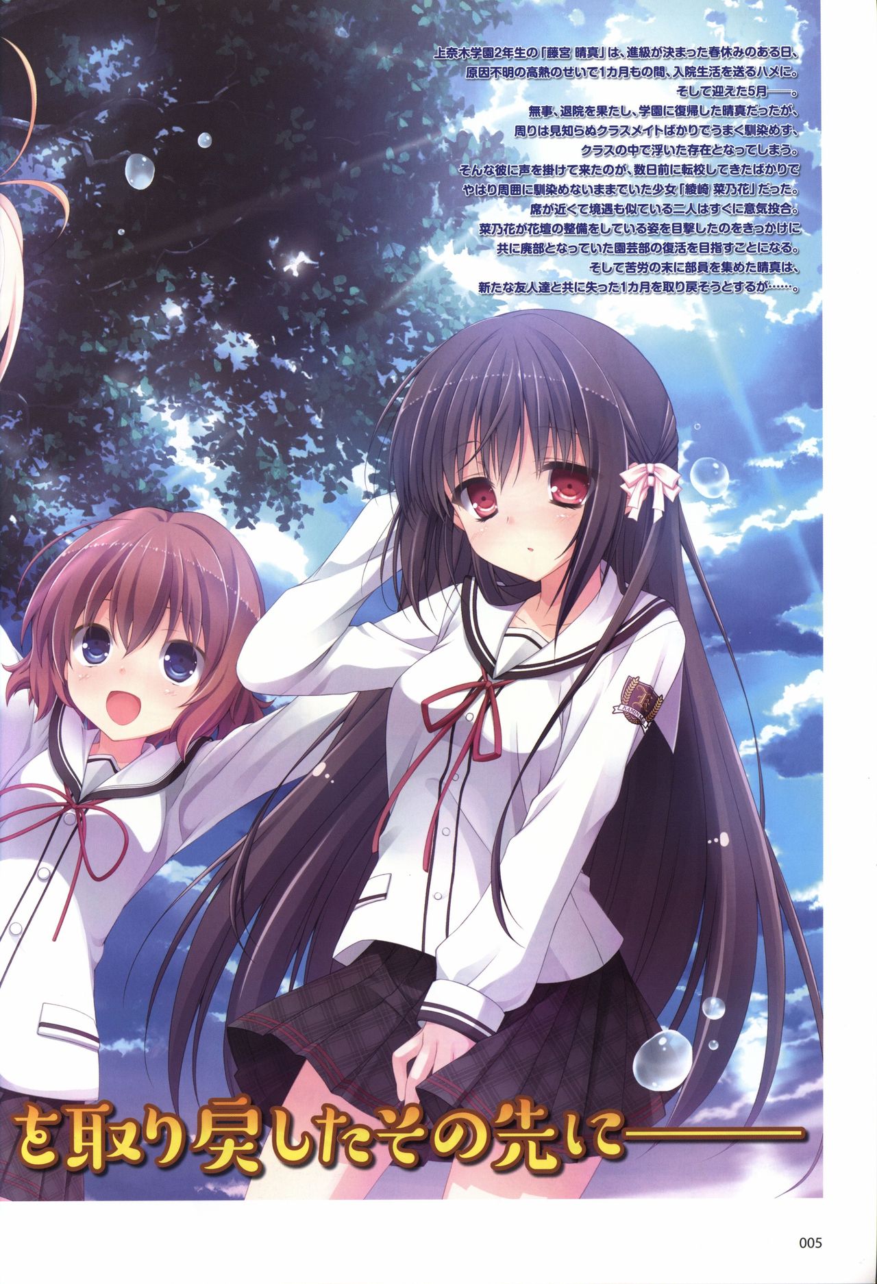 Hare Nochi Kitto Nanohana Biyori Visual Fanbook page 4 full