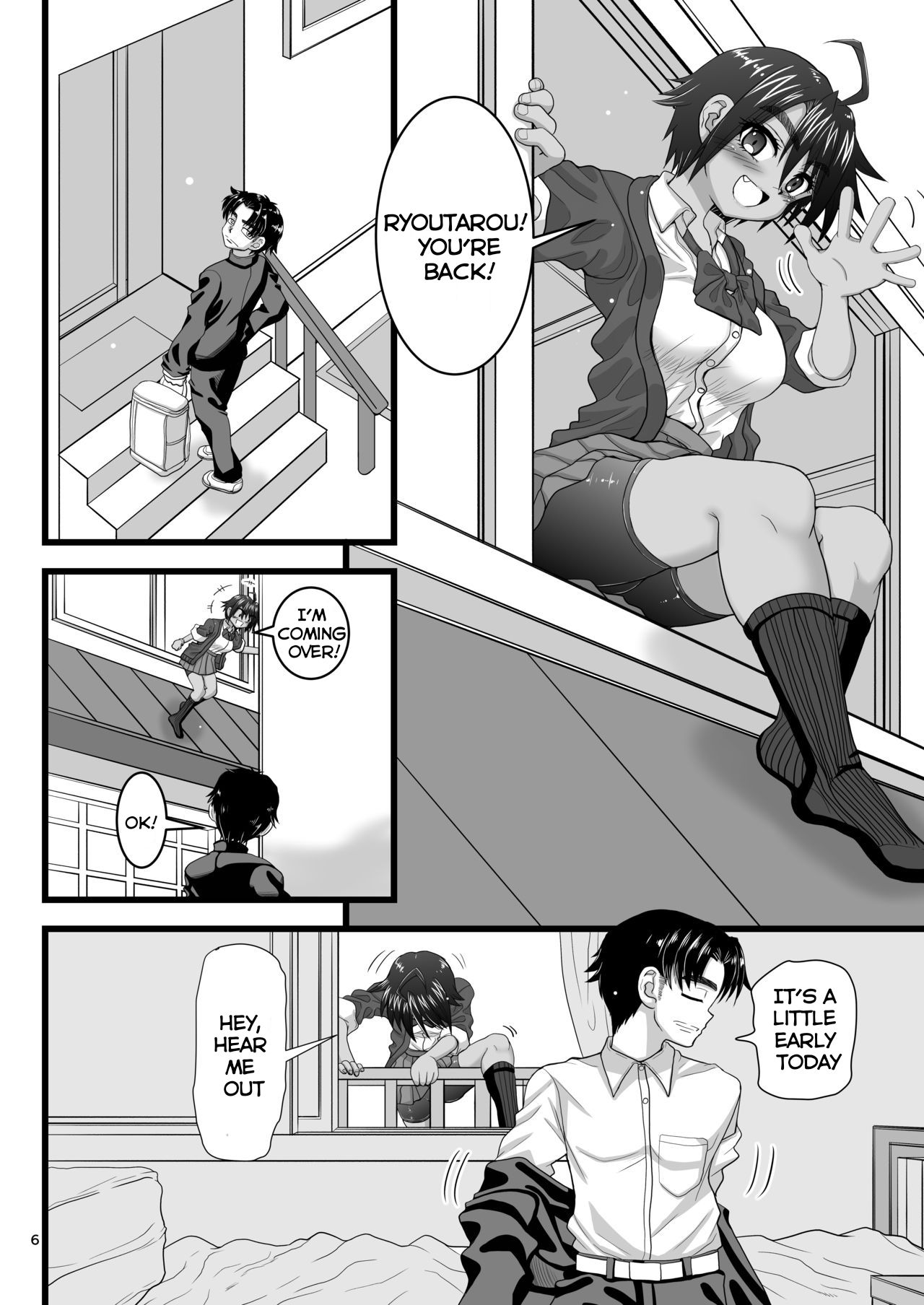 Osananajimi wa Joshikou no Ouji dakedo Ore no Mae de wa Mesu ni Naru | My childhood friend is the prince of an all-female school but she is a slut in front of me page 6 full