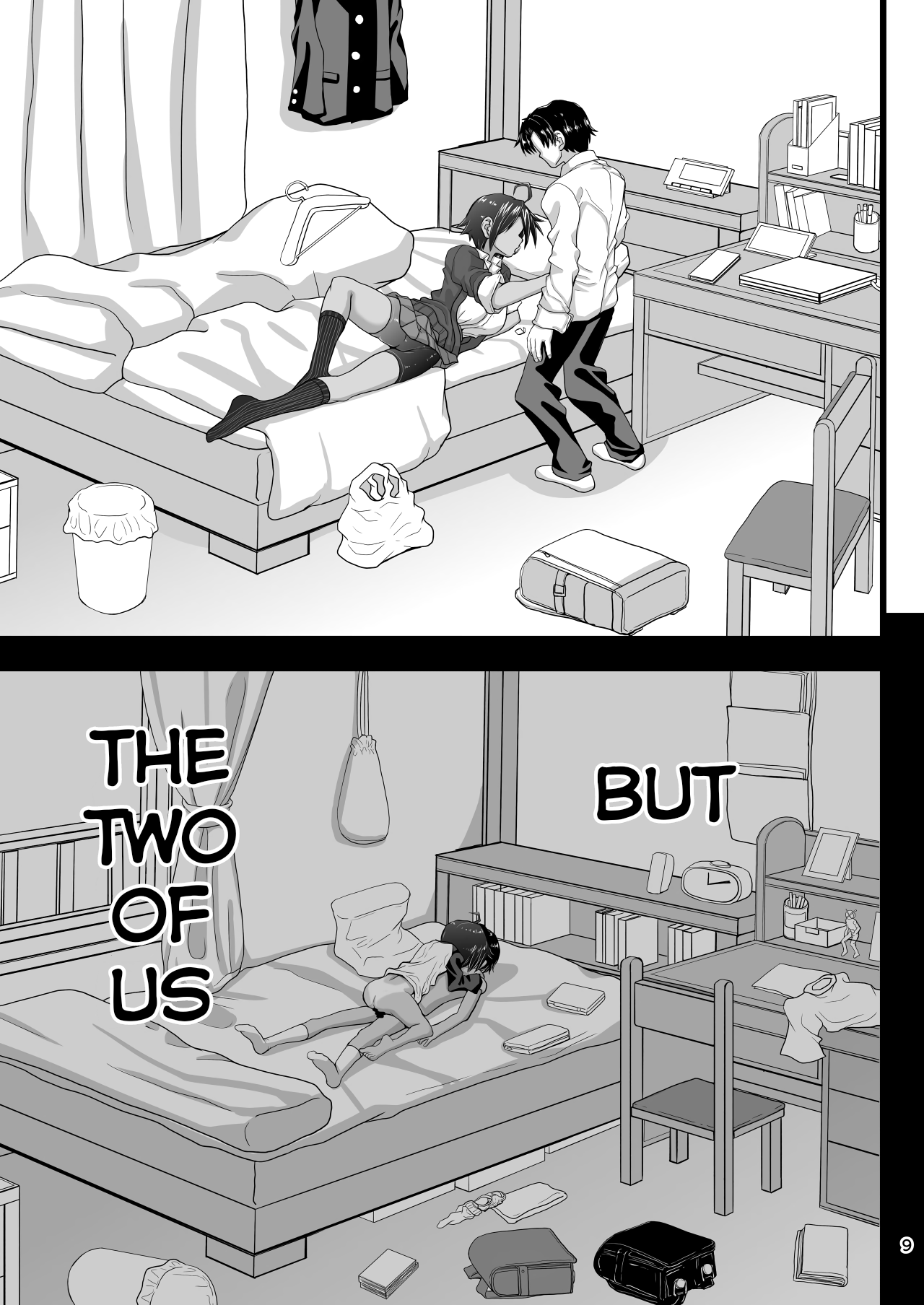 Osananajimi wa Joshikou no Ouji dakedo Ore no Mae de wa Mesu ni Naru | My childhood friend is the prince of an all-female school but she is a slut in front of me page 9 full