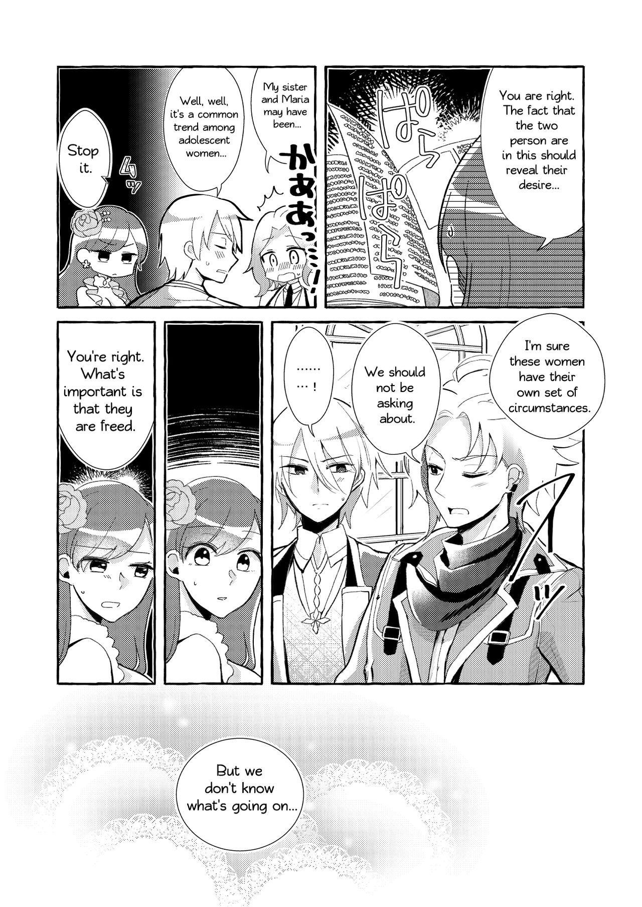 The heroine of the damsel-in-distress game, entered a room that would catastrophe her if she didn't let her go three times page 4 full