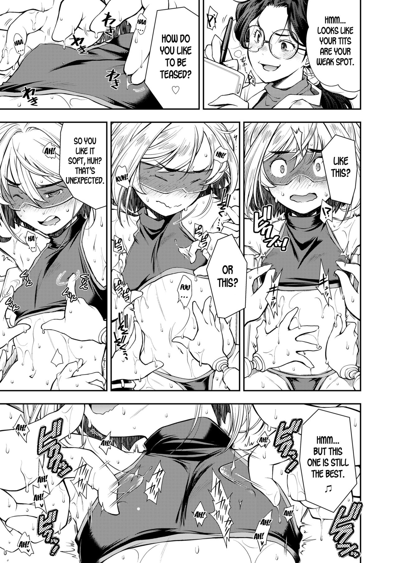 Kinpatsu Loli Ninja wa Kairaku Goumon Machine ni Teikou Dekienai | The Blonde Loli Ninja can't handle the Pleasure Torture Machine! page 9 full
