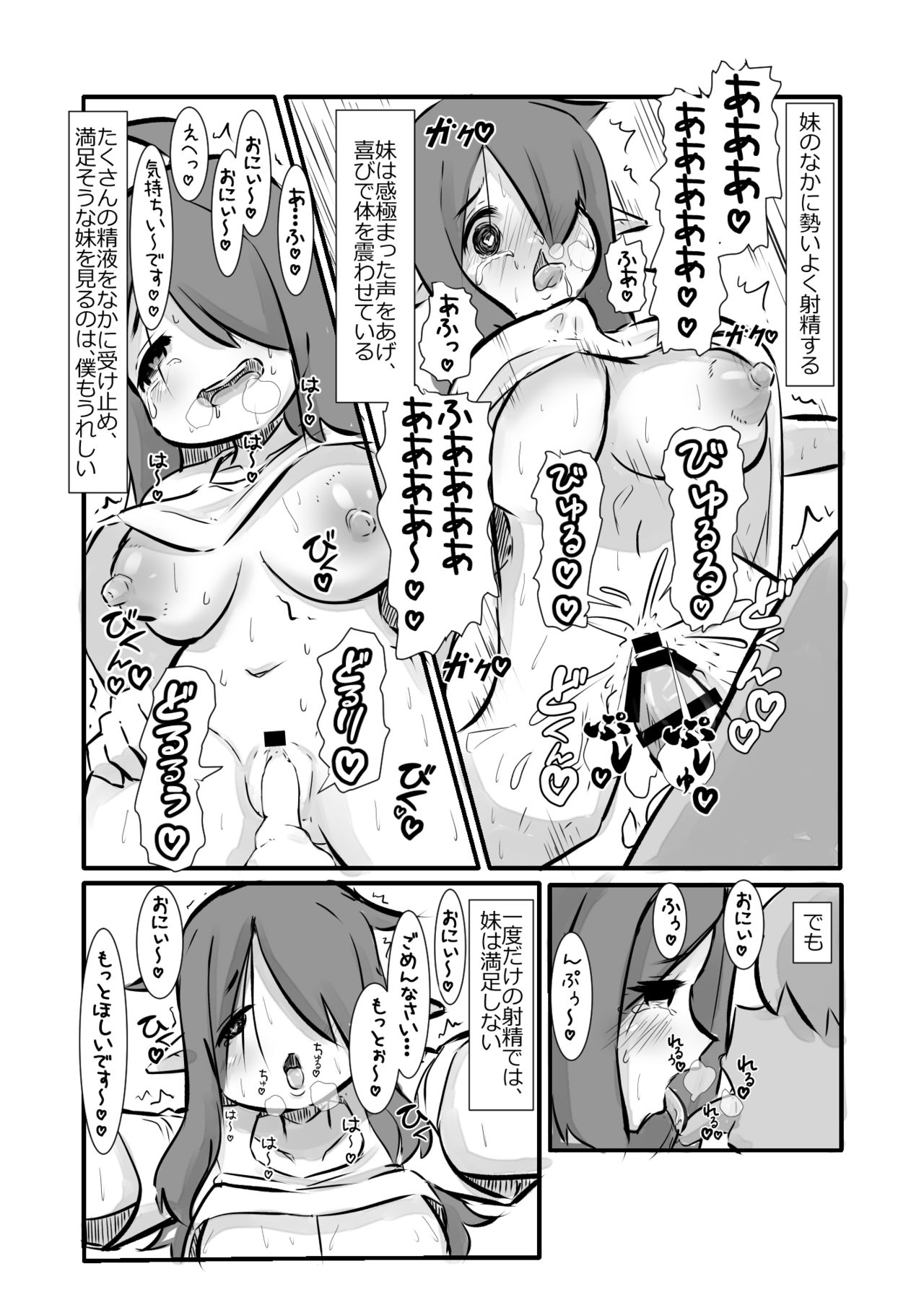 Hatsujou shita Kyonyuu Imouto Succubus ni Osowareta kedo Ani to Shite Ganbaru Hanashi page 4 full