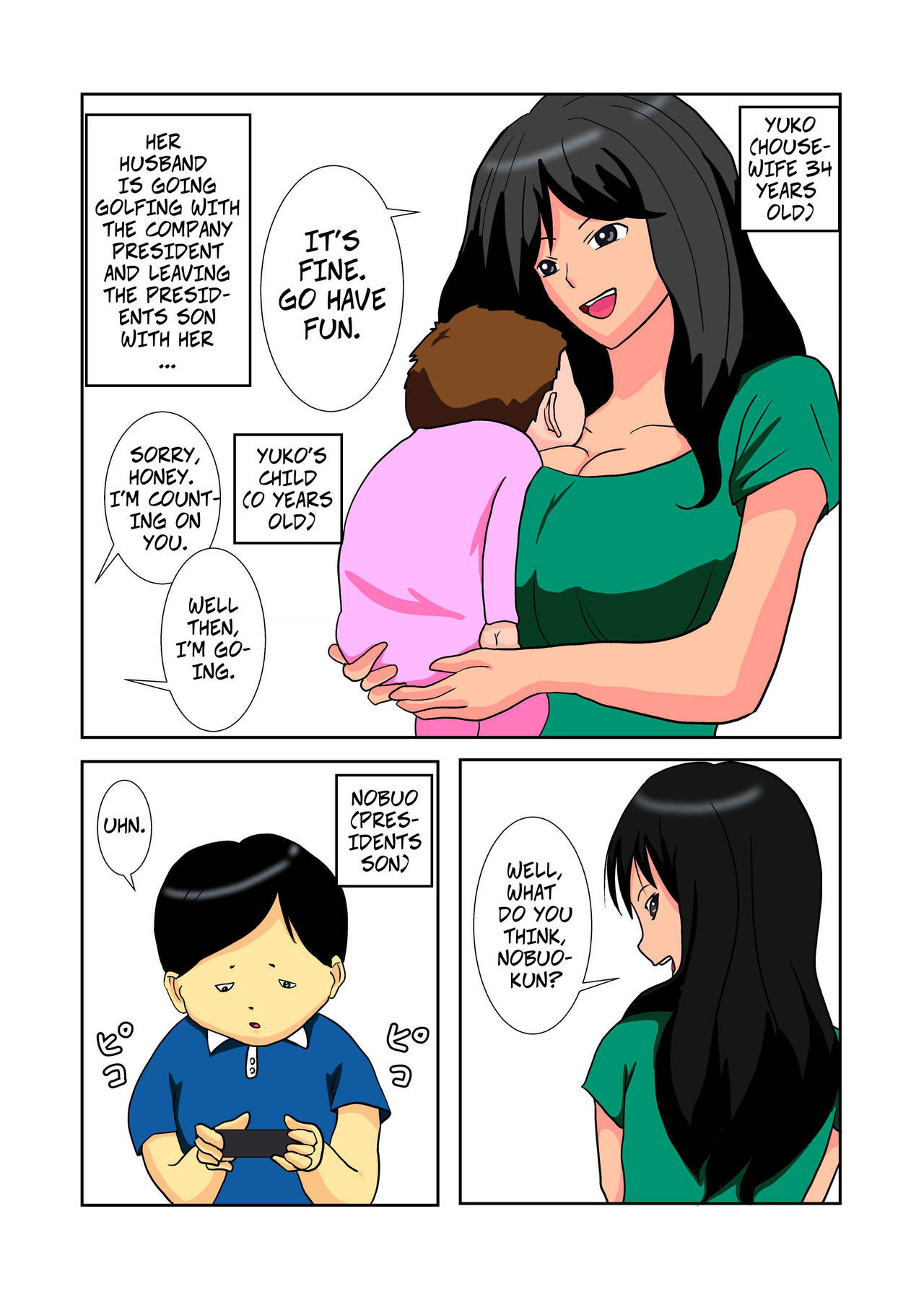 Shachou no Musuko o Azukattara Bonyuu o Suwareta Bakari ka.. | I was breastfeeding when the Boss's son... page 2 full