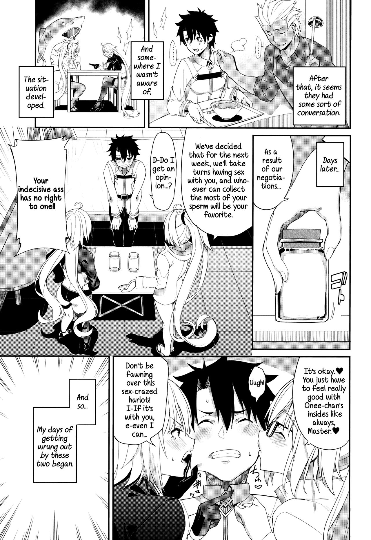Jeanne to Alter no Sakusei Shuukan | A Week Of Getting Milked By Jeanne And Alter    =White Symphony= page 4 full