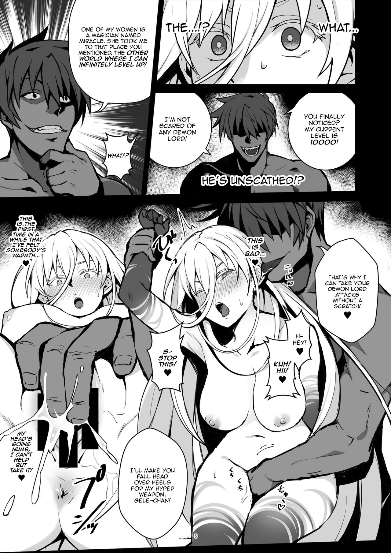 Kichiku Senshi ga Maou Gele o Chinmake Anadorei ni Suru Hanashi | The Story of the Savage Warrior Turning the Demon Lord Into a Slave for his Dick page 4 full
