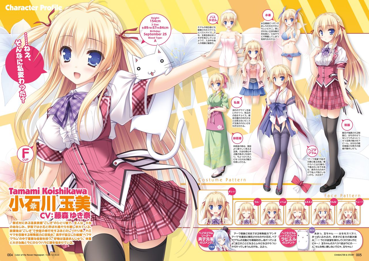 Hanairo Heptagram visual fanbook page 5 full