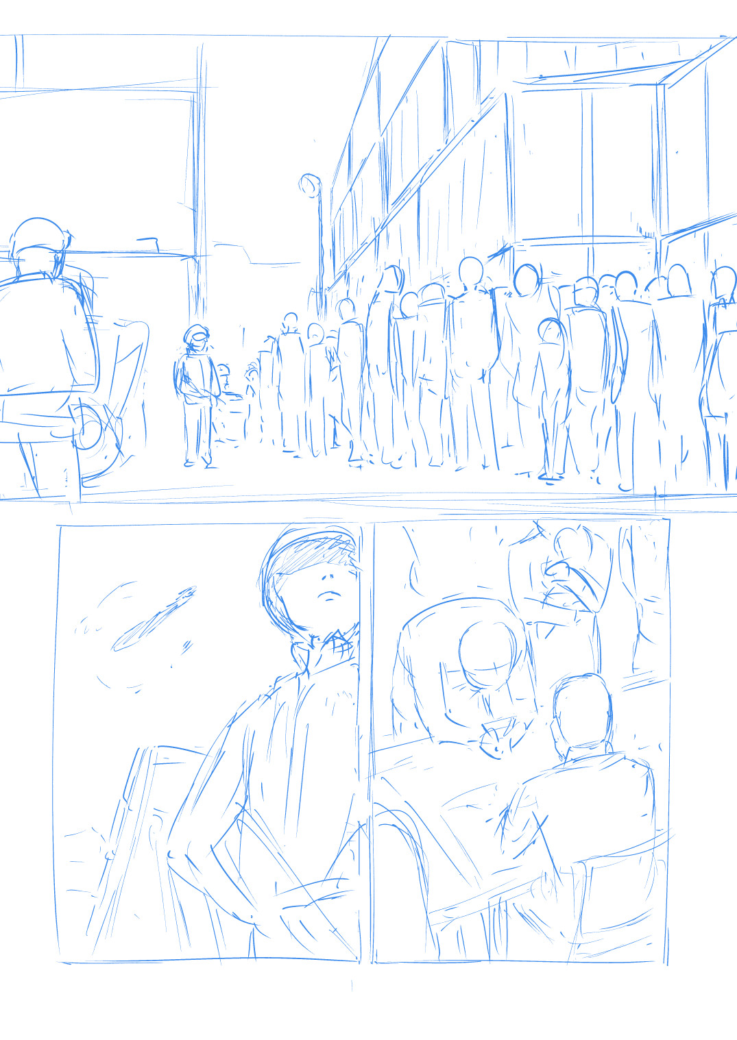 Brain Eater Rough Manga page 1 full