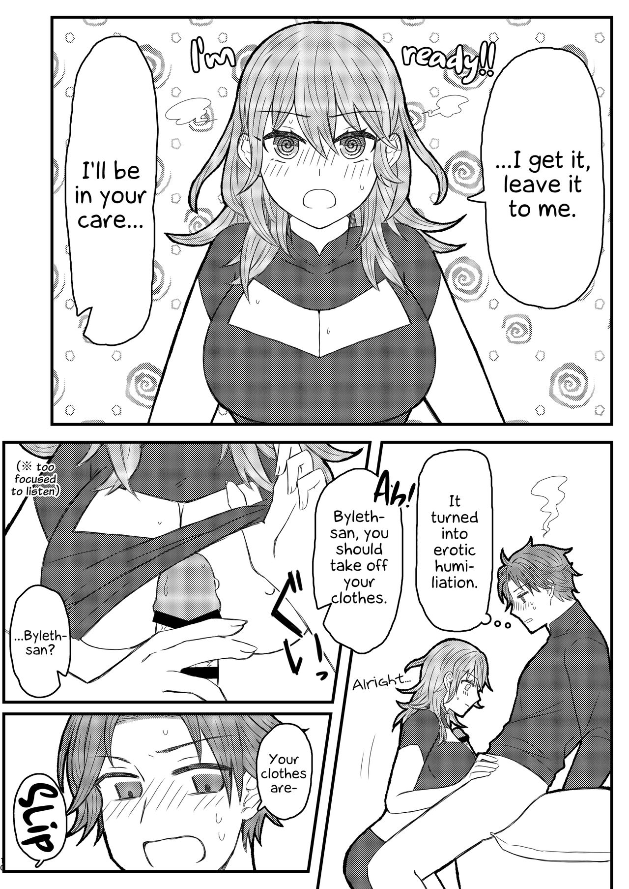 Byleth Sensei ga Mune de Shite kureru Hon | A book where Byleth-sensei gives a titfuck page 9 full