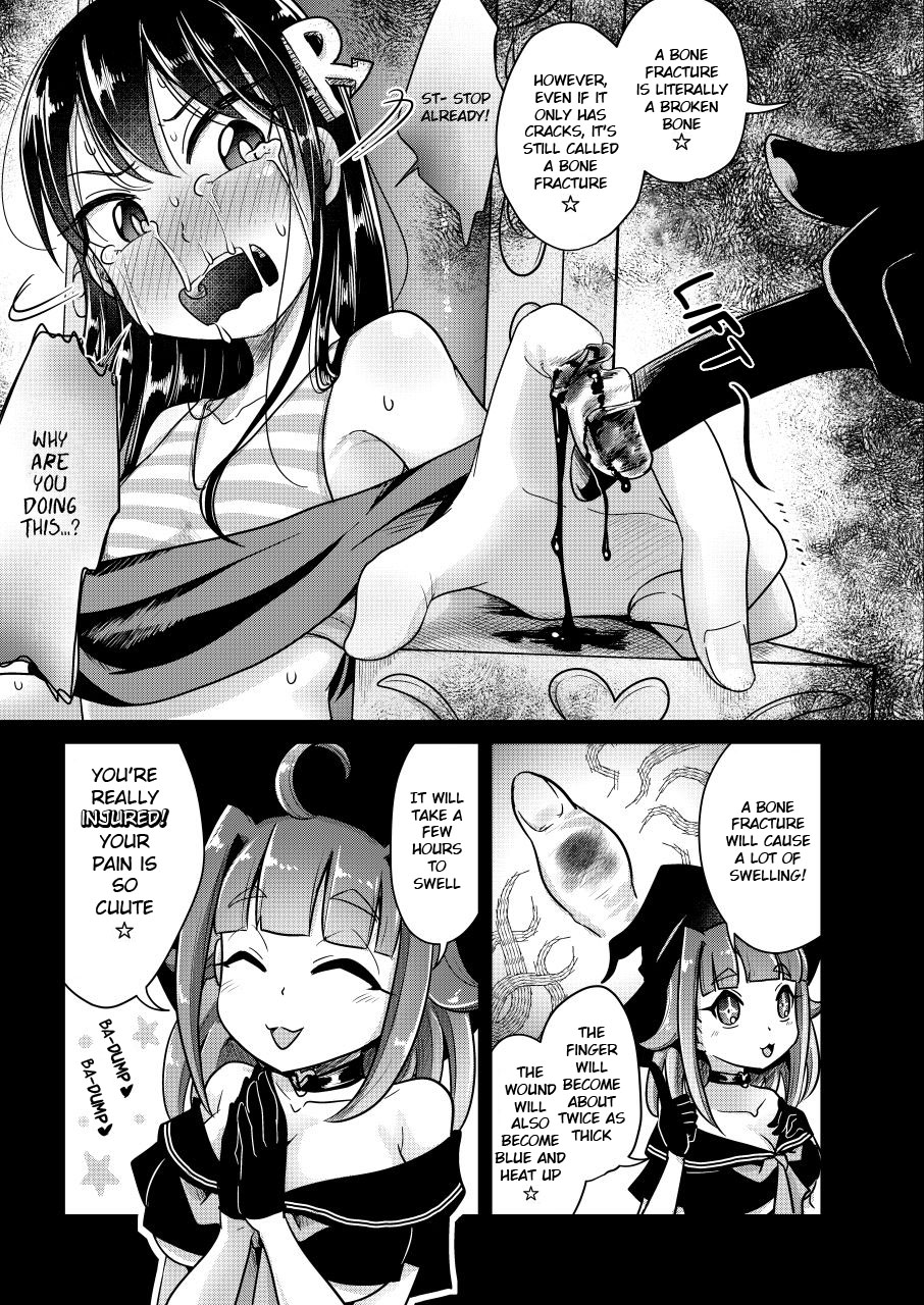 Ryona zukan ~ yubi seme gankyuu seme ~ page 9 full