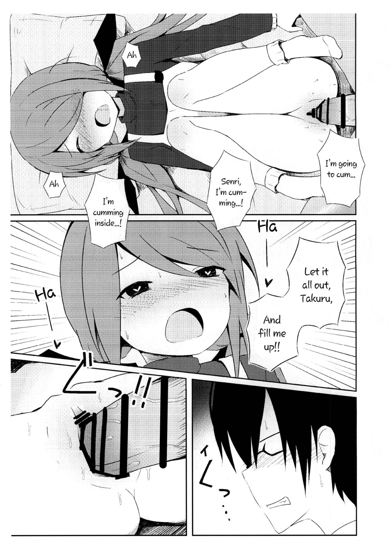 Senri to Kabe no Usui Boro Apaato de Meiku Chairudo  Suru Hon page 9 full