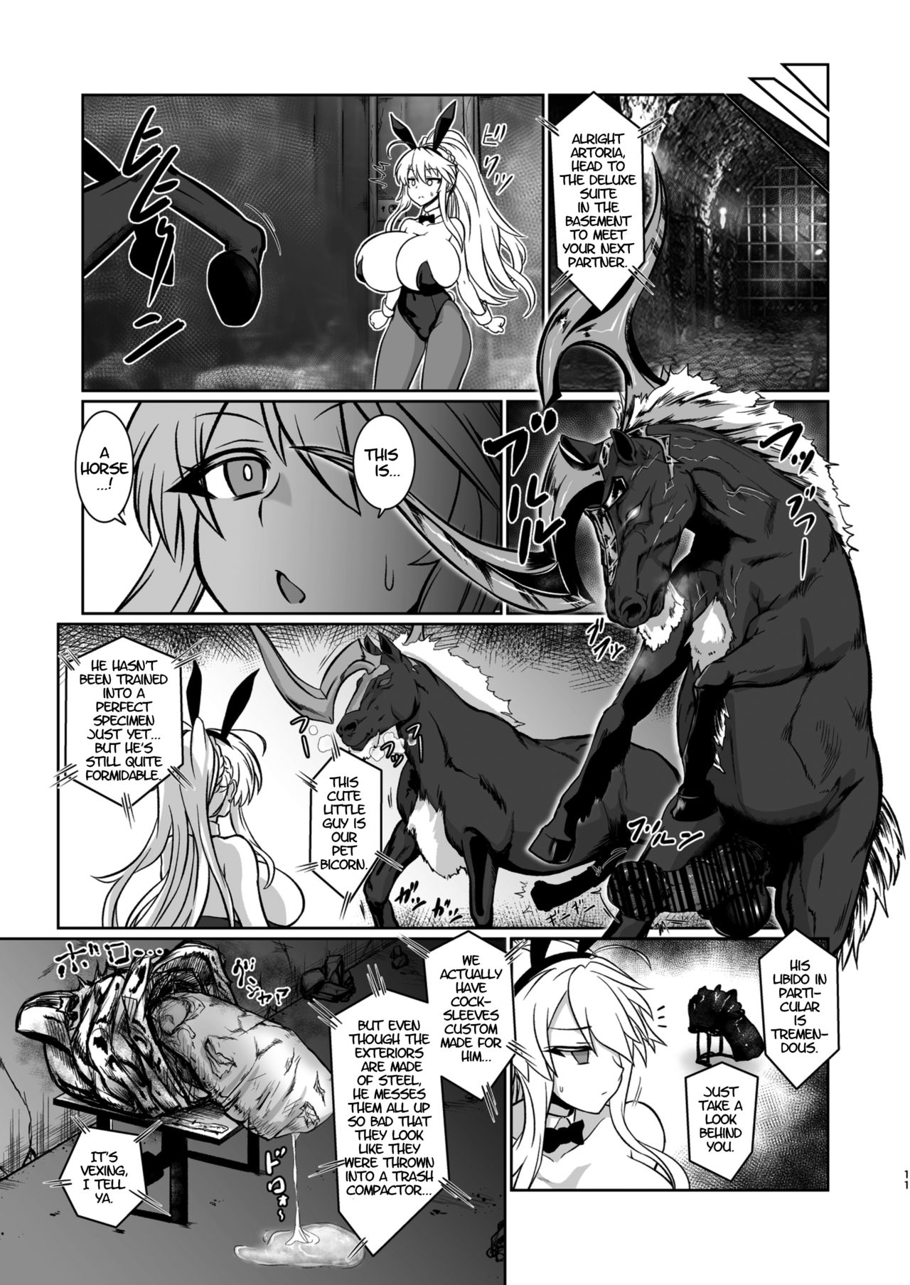 Gohoushi Bunny Sakusei no Artoria | Artoria the Cock-Wringing Service Bunny page 10 full