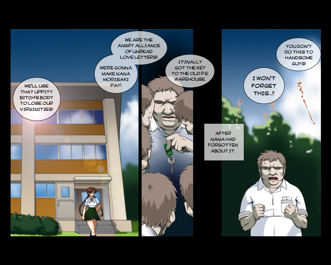 Full Color 18-kin Comic "Hoshimusume" Fuuki Iinchou Morisaki Nana no Maki | Target Girl - President of Public Morals Nana Morisaki  =CBS= page 3 full