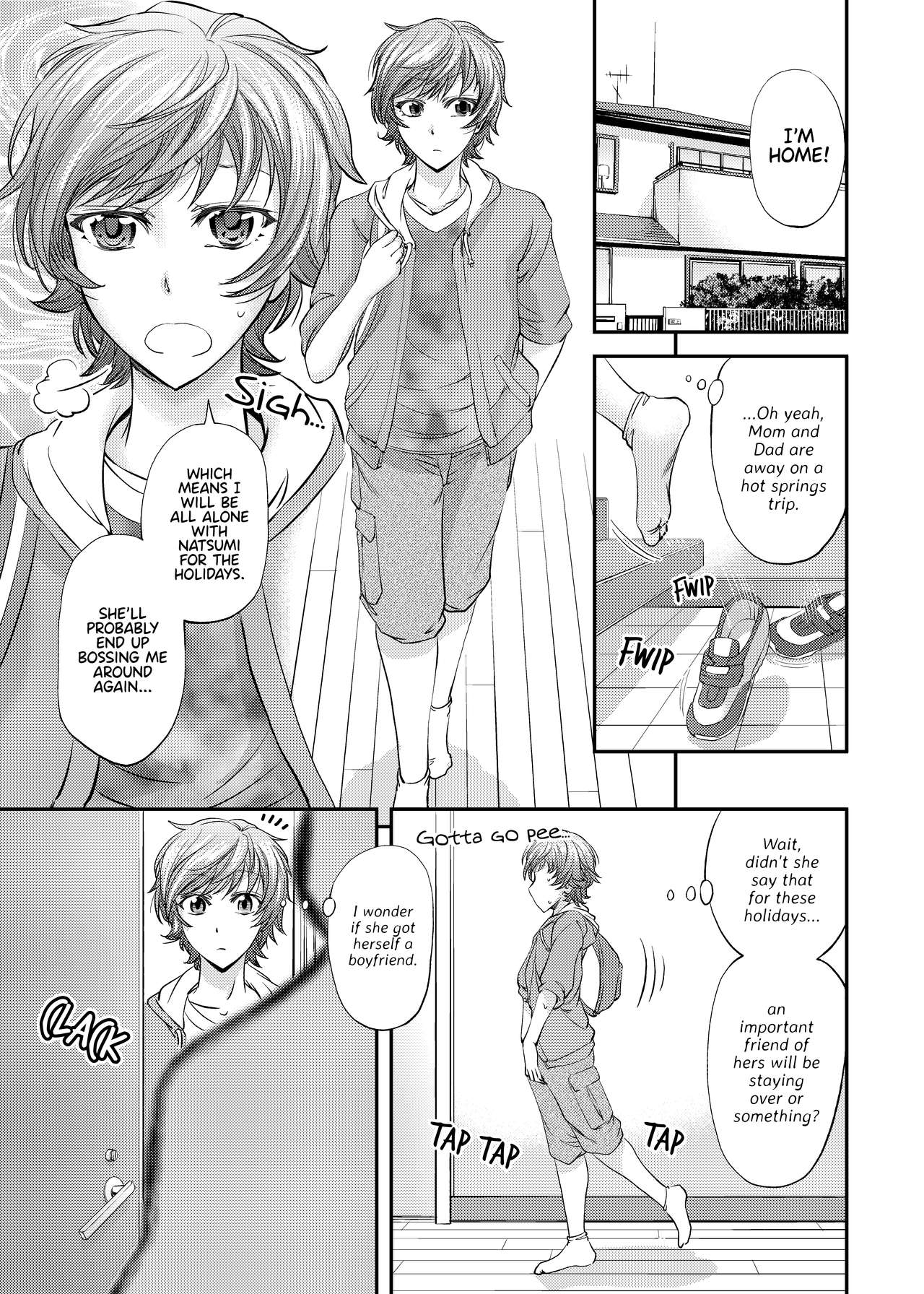 Mesu Ochi Sao Renketsu ~Nee-chan-tachi ni Moteasobareta Boku~ | Feminized and Dominated by My Sister and Her Girlfriend page 2 full