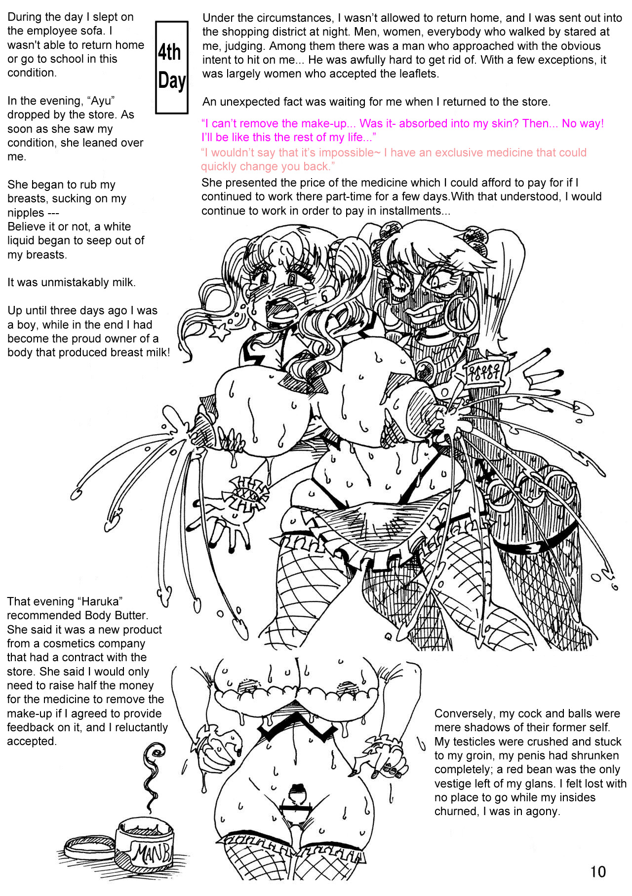 Nikutai Henka Shoujo Yawa ~MaGal Kissa no Nanokakan~ |  A Body-Altered Maiden Bedtime Story ~A Week at the Demon Gyaru Cafe~ page 9 full