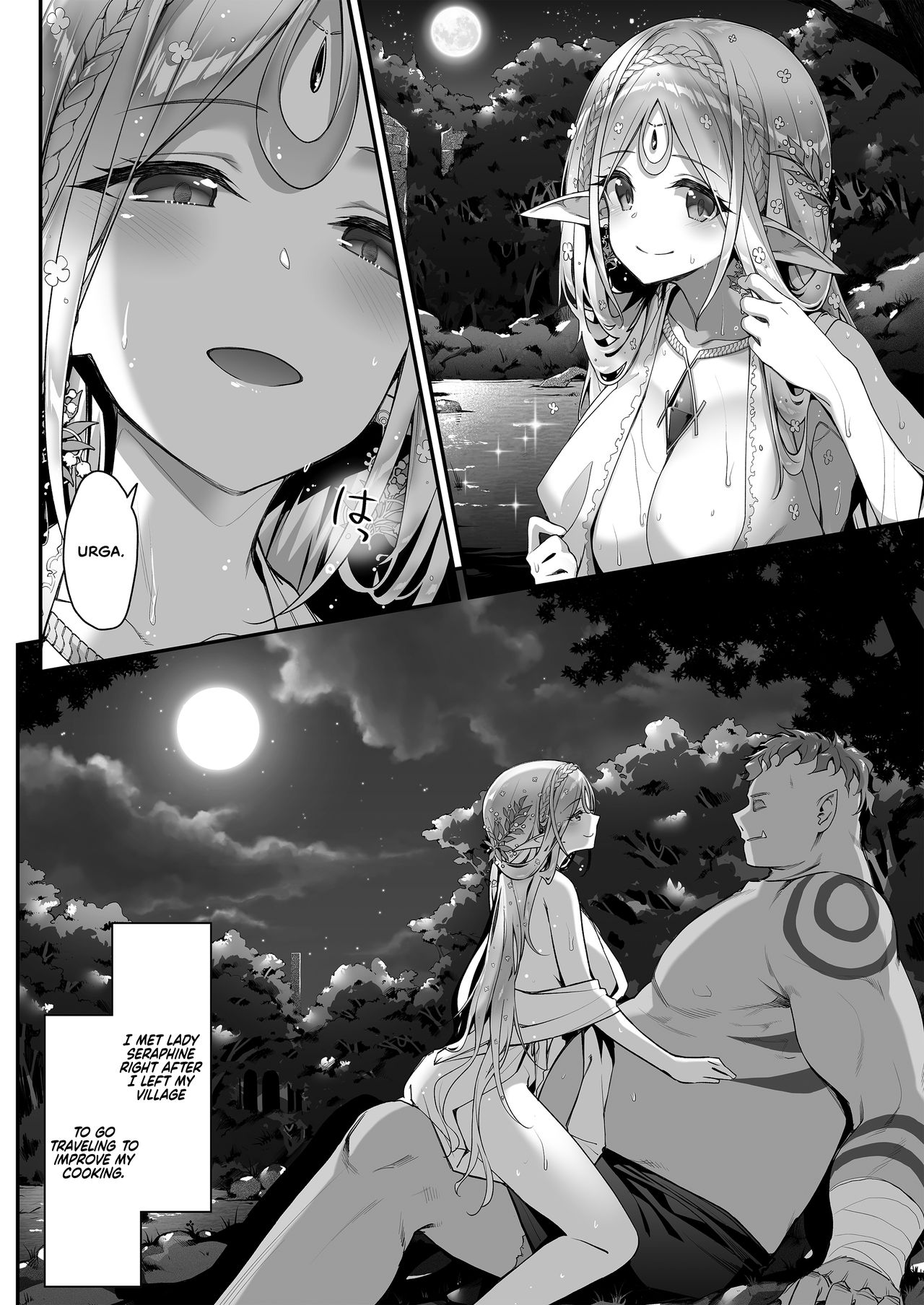 Midara na Elf-san wa Orc-kun ga Osuki | The Lewd Elf likes the Orc page 3 full