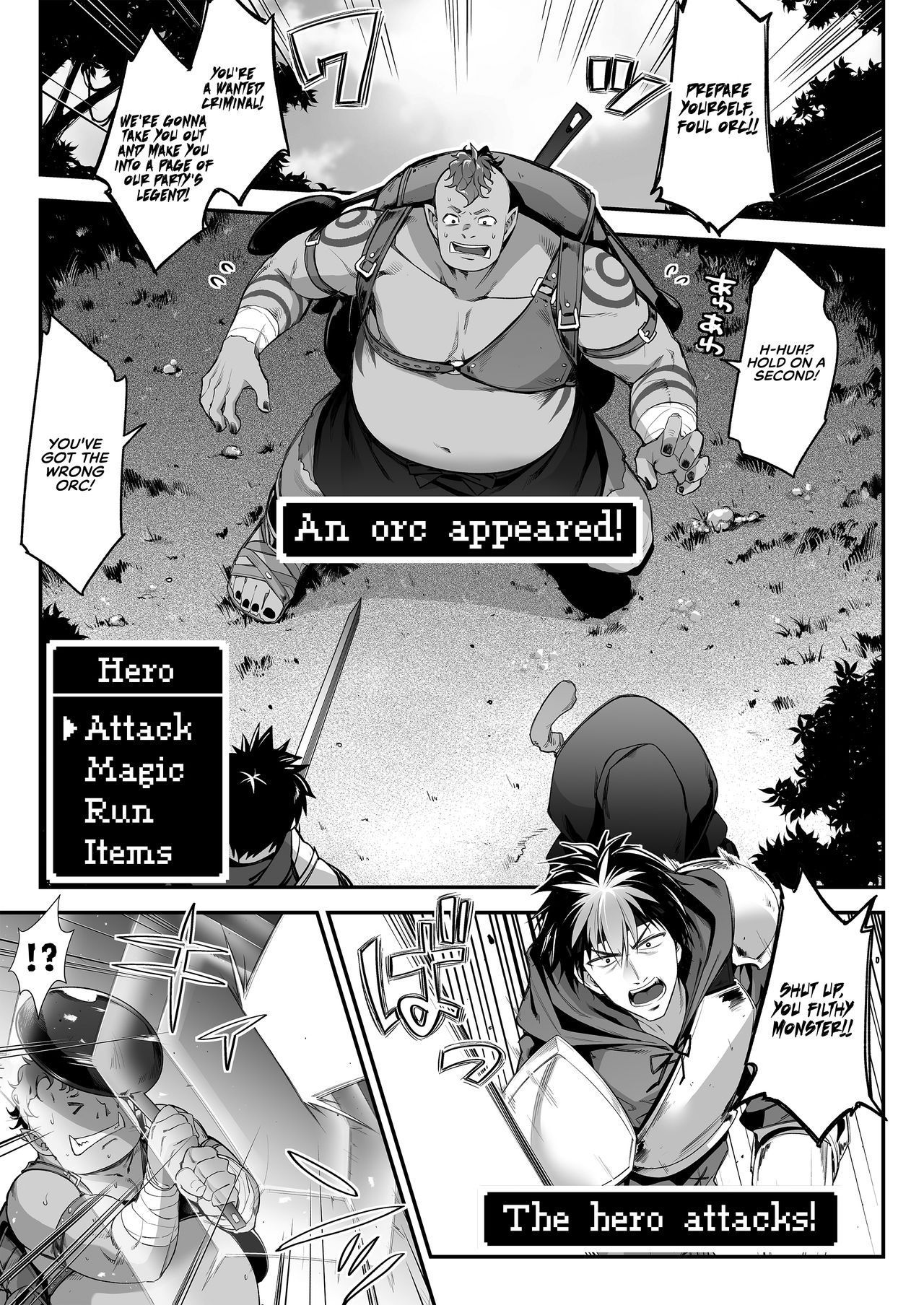 Midara na Elf-san wa Orc-kun ga Osuki | The Lewd Elf likes the Orc page 4 full