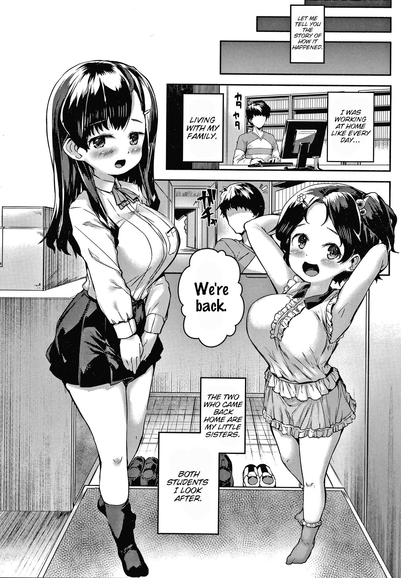 Nito ga Semaru!! ~Yuki to Shinano wa Ani ga Hoshii~ | Minimum Gigantic Breasts Little Sisters page 2 full
