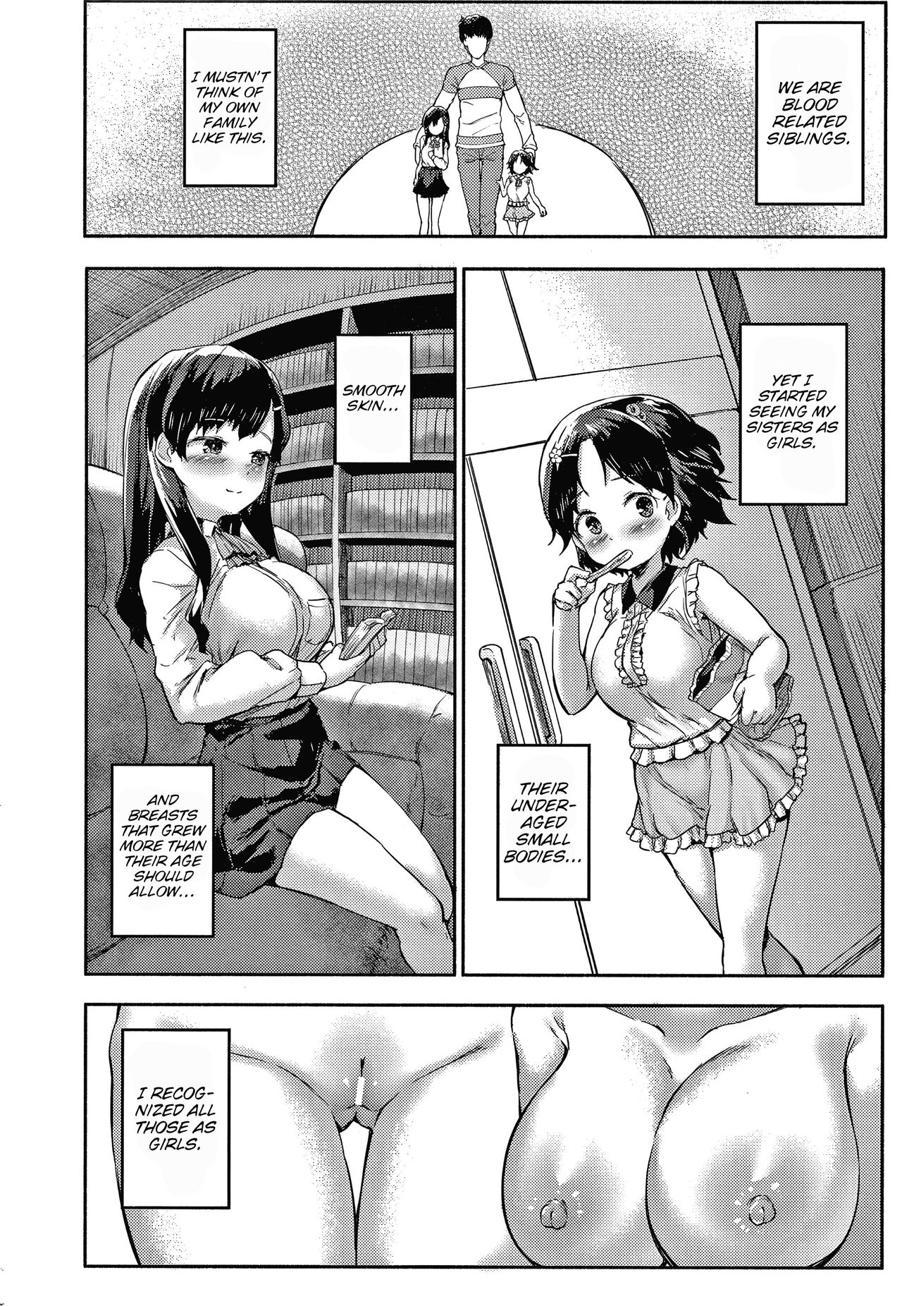 Nito ga Semaru!! ~Yuki to Shinano wa Ani ga Hoshii~ | Minimum Gigantic Breasts Little Sisters page 8 full