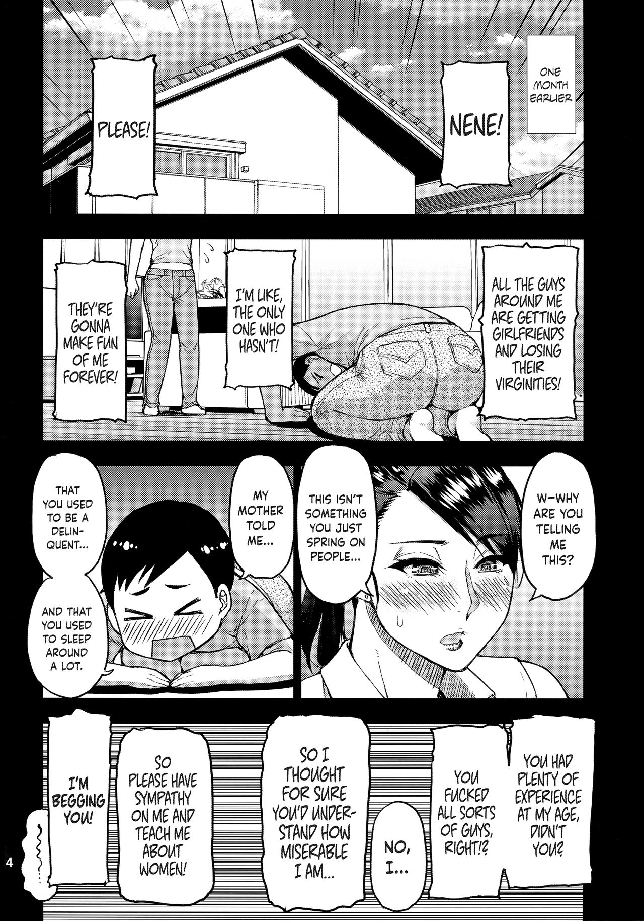 Motoyan Hitozuma Jukujo no Oba-san ni Seishori o Onegai shita. | I Asked A Married, Former Delinquent MILF To Have Sex With Me page 3 full