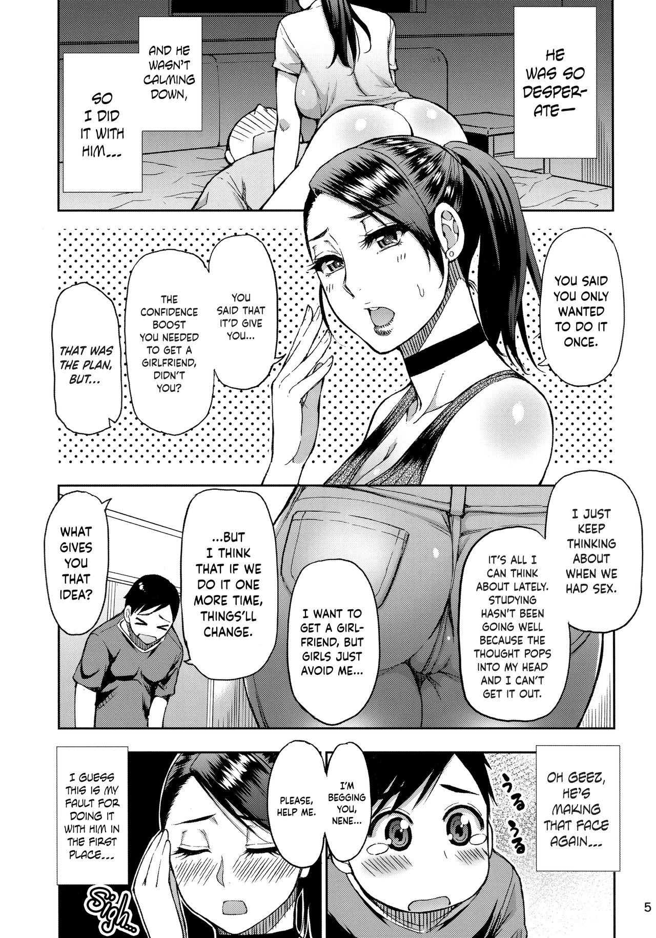 Motoyan Hitozuma Jukujo no Oba-san ni Seishori o Onegai shita. | I Asked A Married, Former Delinquent MILF To Have Sex With Me page 4 full