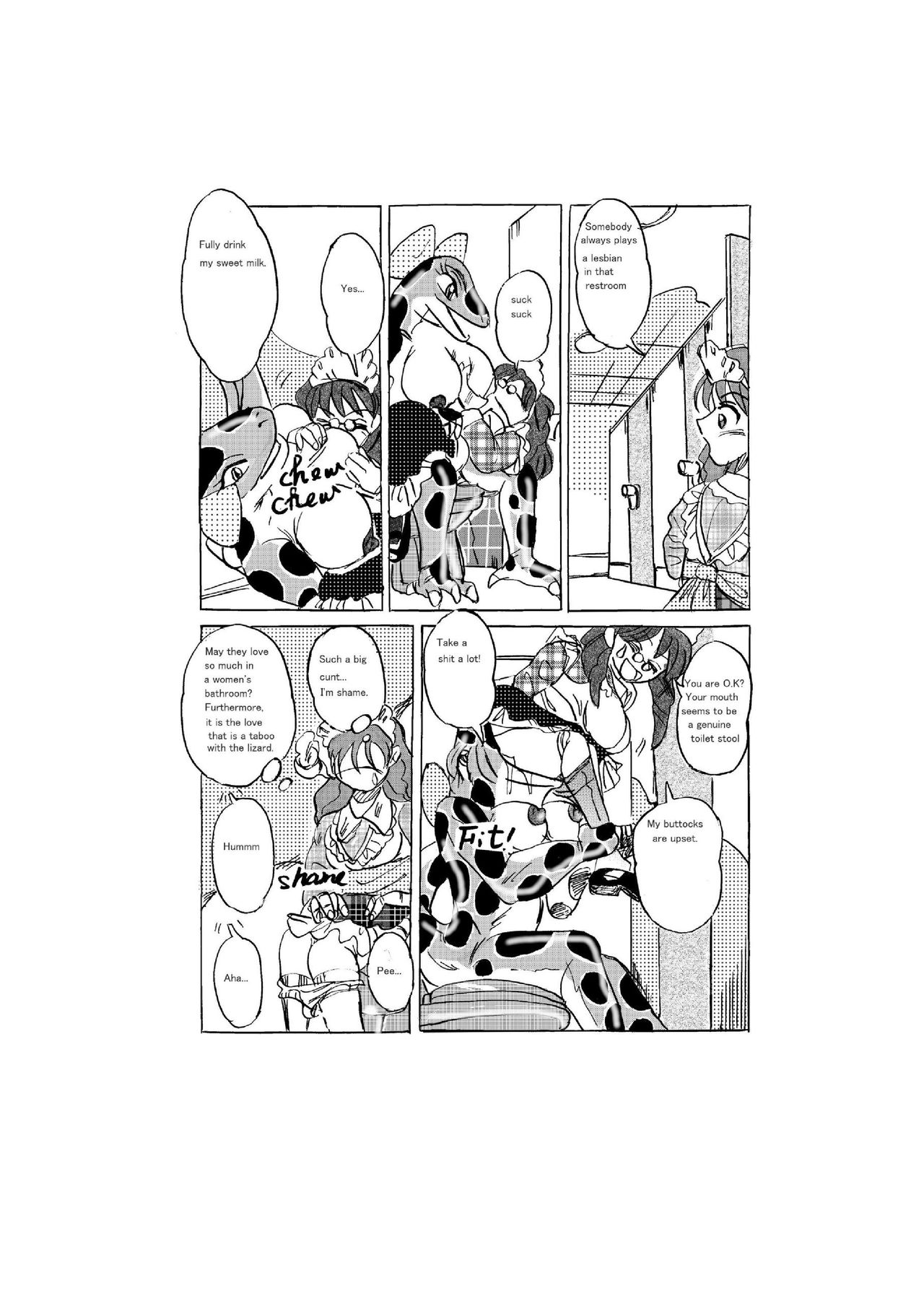 Waniko in the girl's bathroom - Moe version page 5 full