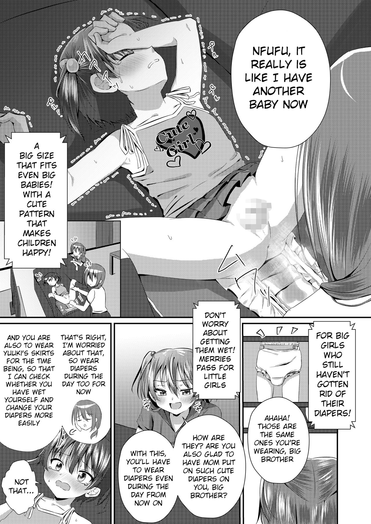 Onii-chan Omutsu Nuretenai? | Big Bro, Is Your Diaper Wet? page 8 full