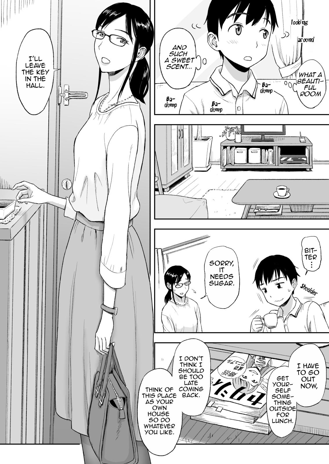 Konkatsu ni Hagemu Oba wa Oi ni Motomerarete Choppiri Ureshii. | Marriage Seeking Aunt is a Little Glad About Being Pursued by Her Nephew. page 3 full