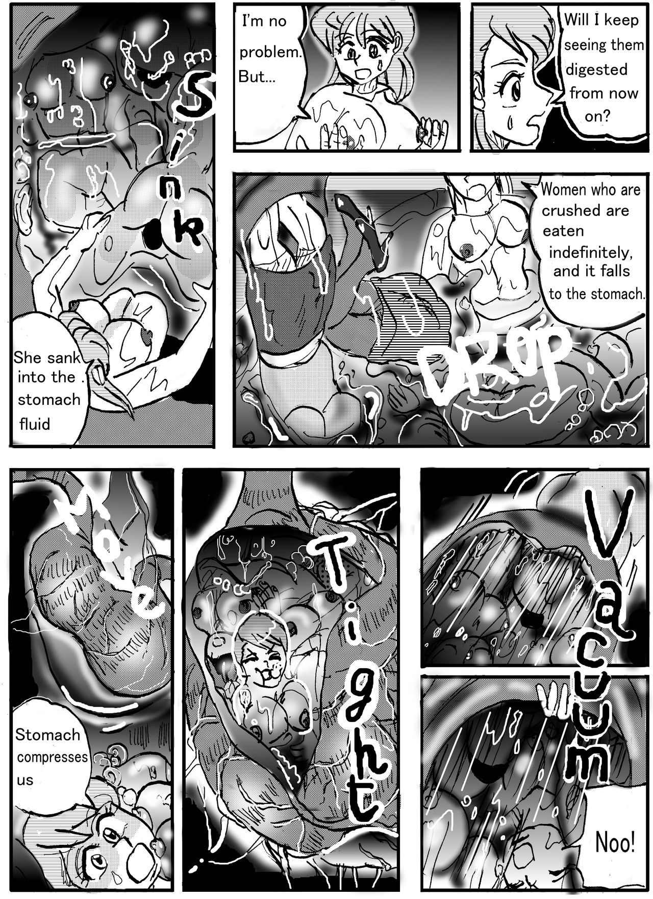The real vore of the gaintess & Man-sucking leech fear page 6 full