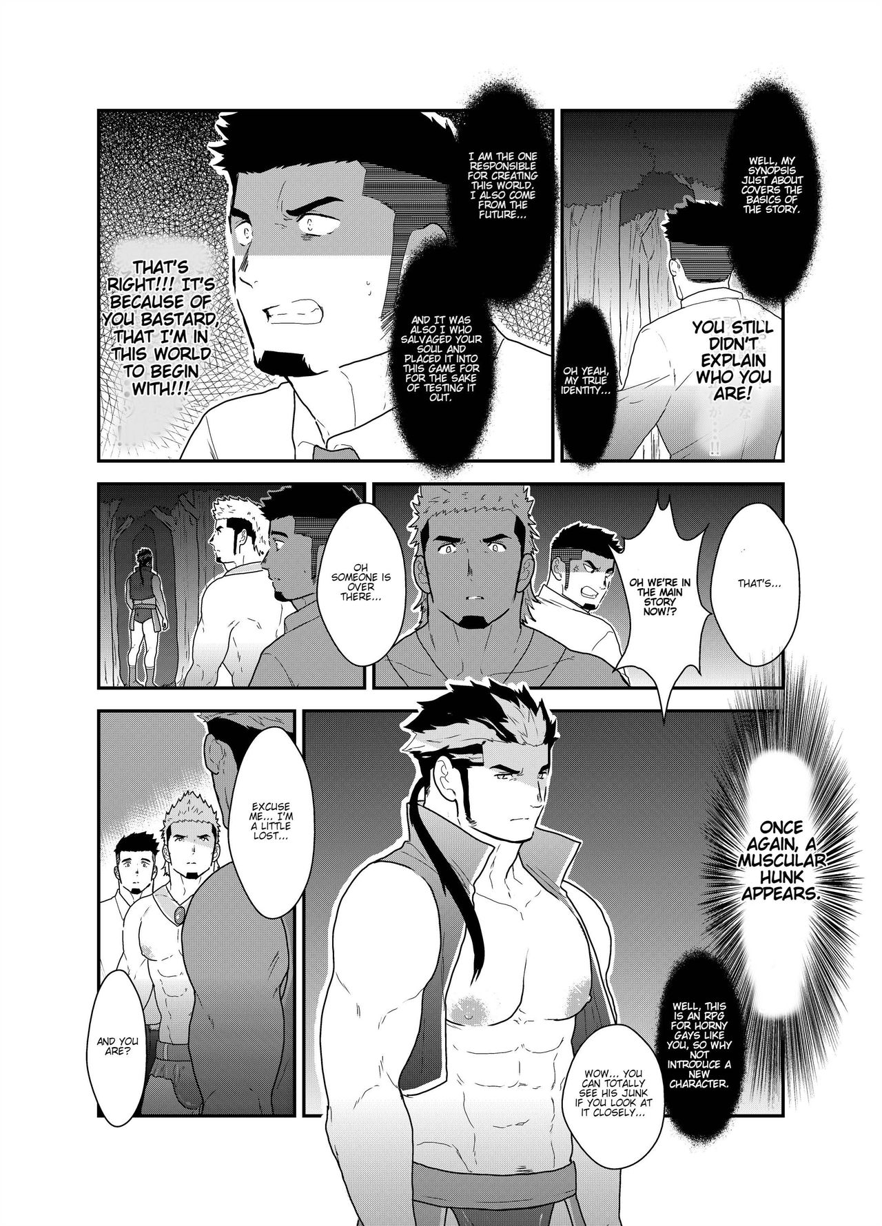 Tensei Shitara Gay-Muke RPG no Sekai datta Ken ni Tsuite 2 | Reincarnated Into an Erotic Gay RPG Part 2 page 6 full