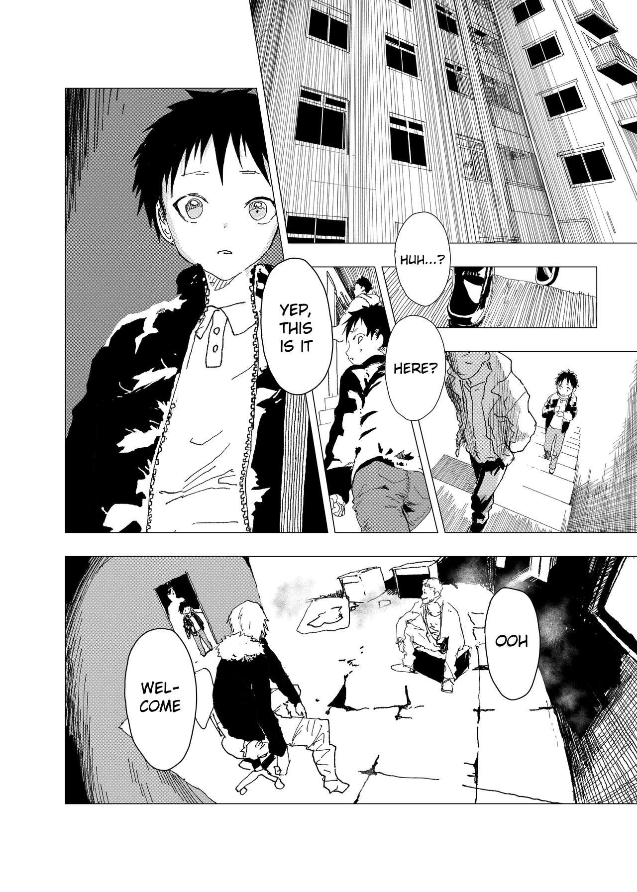 Ibasho ga Nainode Kami-machi Shite Mita Suterareta Shounen no Eromanga | A dirty manga about a boy who got abandoned and is waiting for someone to save him page 6 full