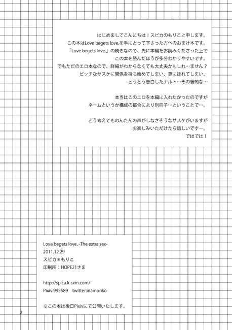 Love begets love. ‐The extra sex‐ page 2 full