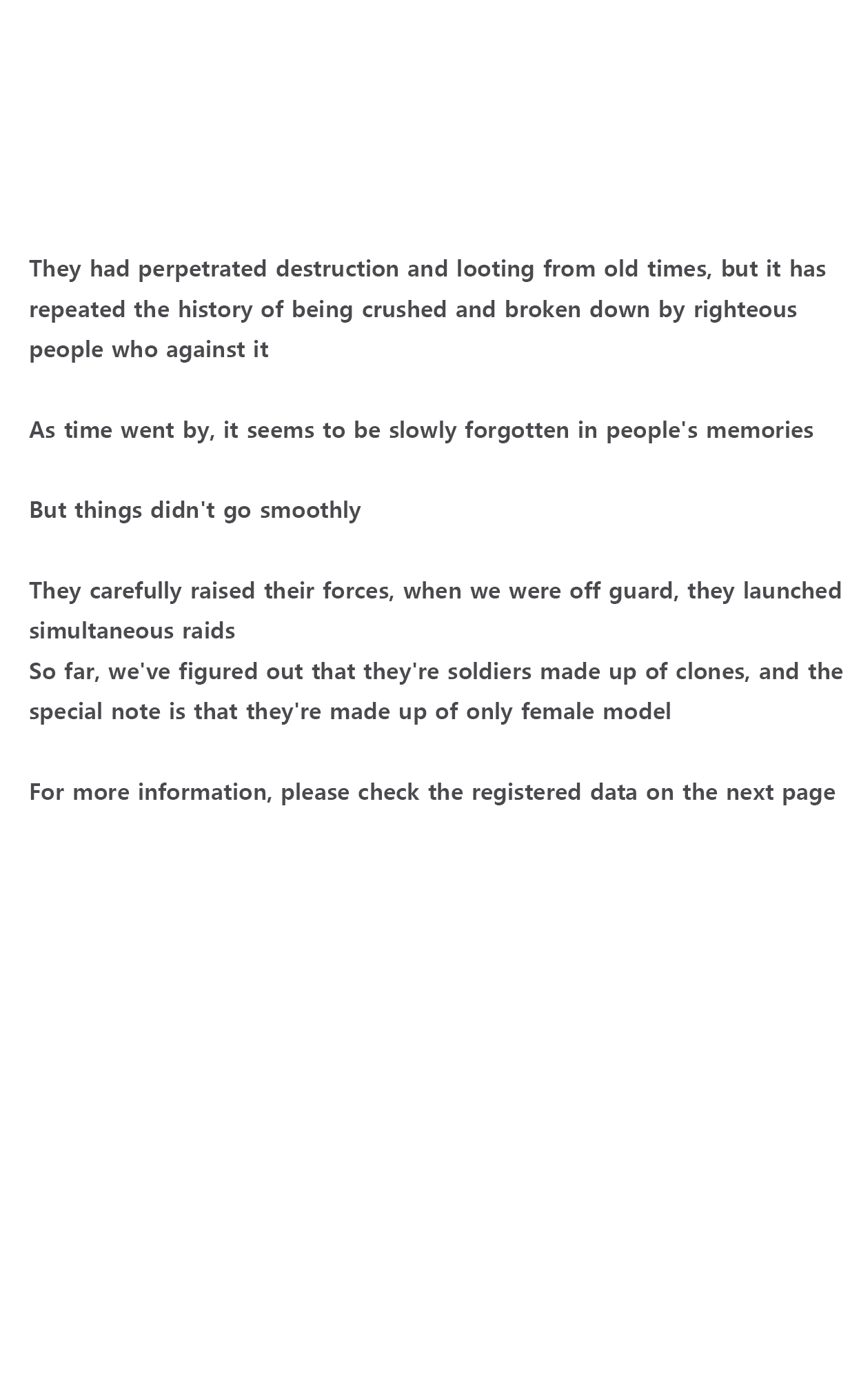 Female Combat Data Vol. 1 page 2 full