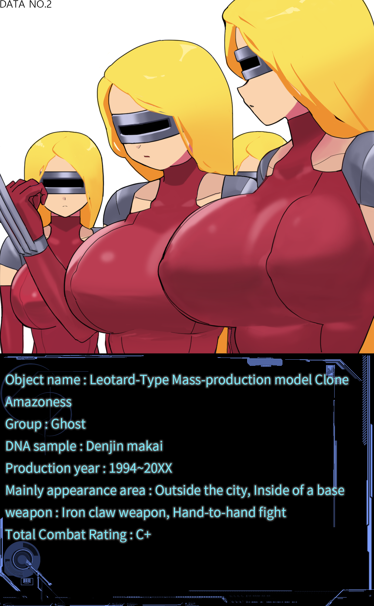 Female Combat Data Vol. 1 page 7 full