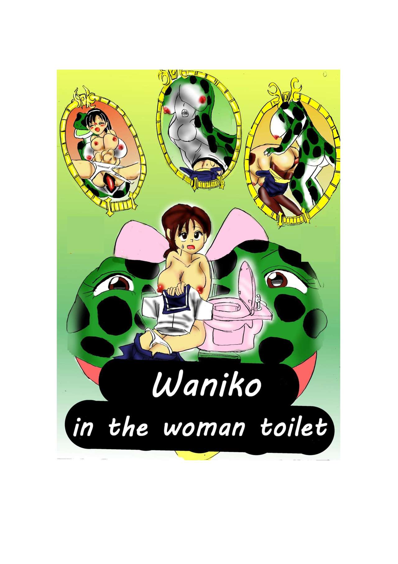Waniko in the tabooed girl's bathroom page 1 full